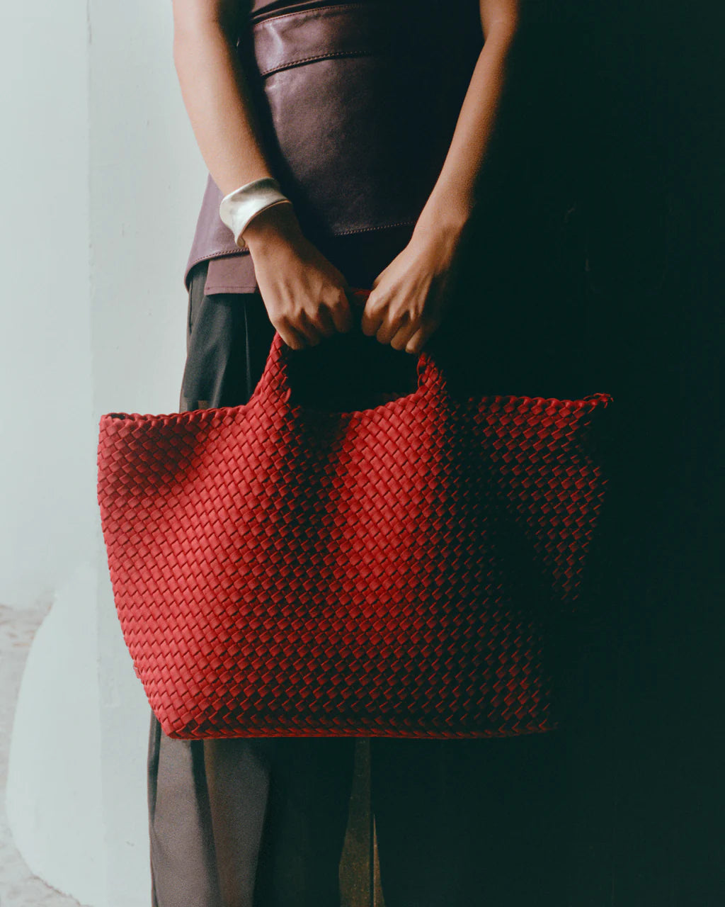 St. Barths Large Tote - Rosso