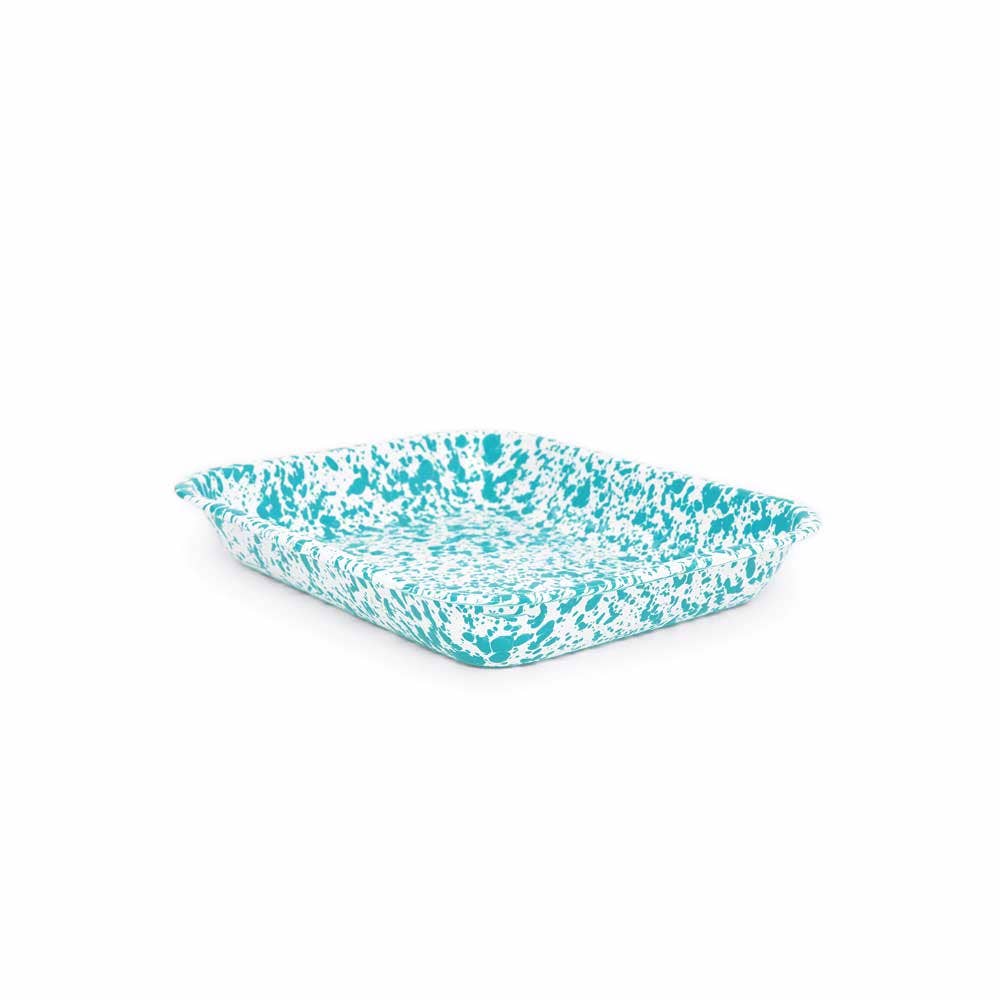 Splatter Enamelware Large Open Roaster