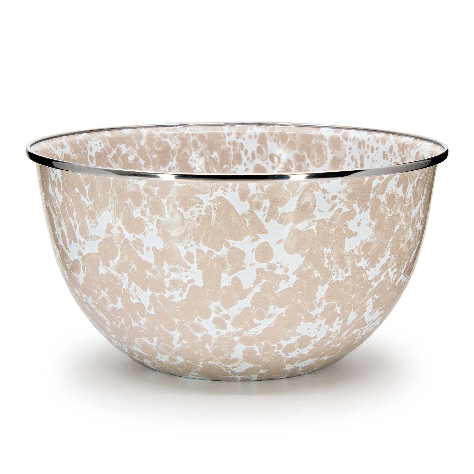 Enamelware Swirl Large Salad Bowl