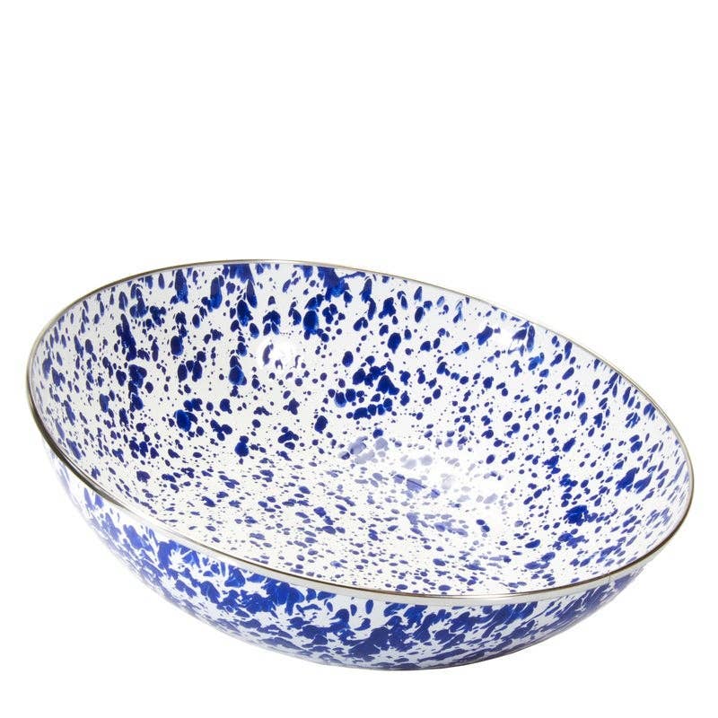 Enamelware Swirl Catering Bowl