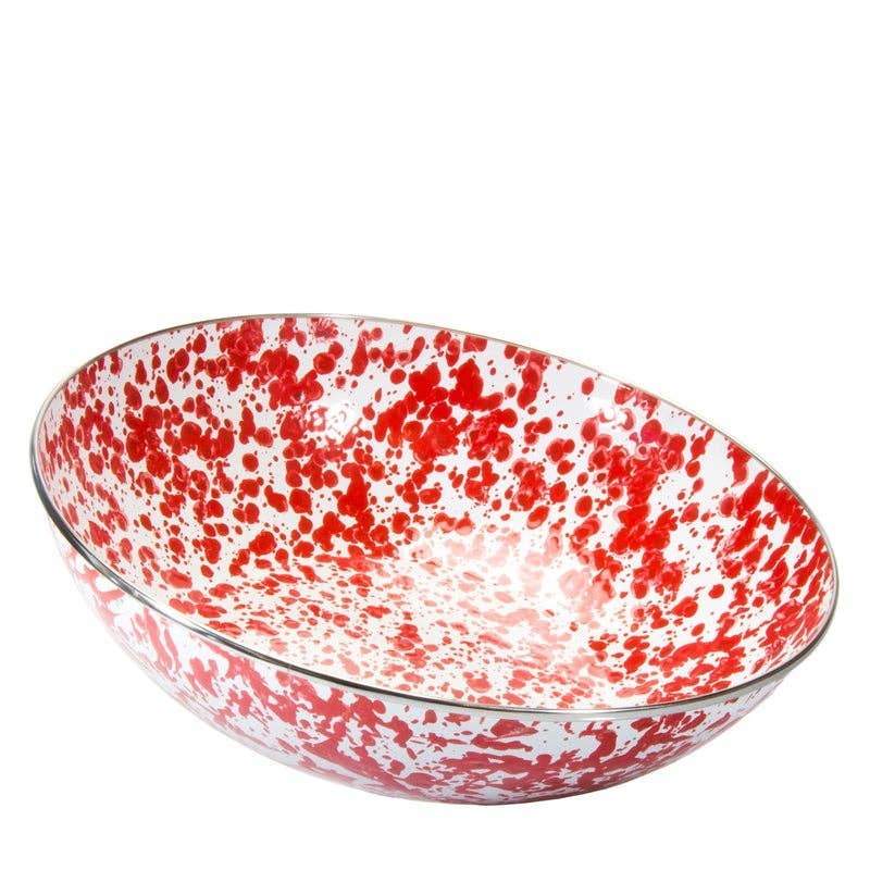 Enamelware Swirl Catering Bowl