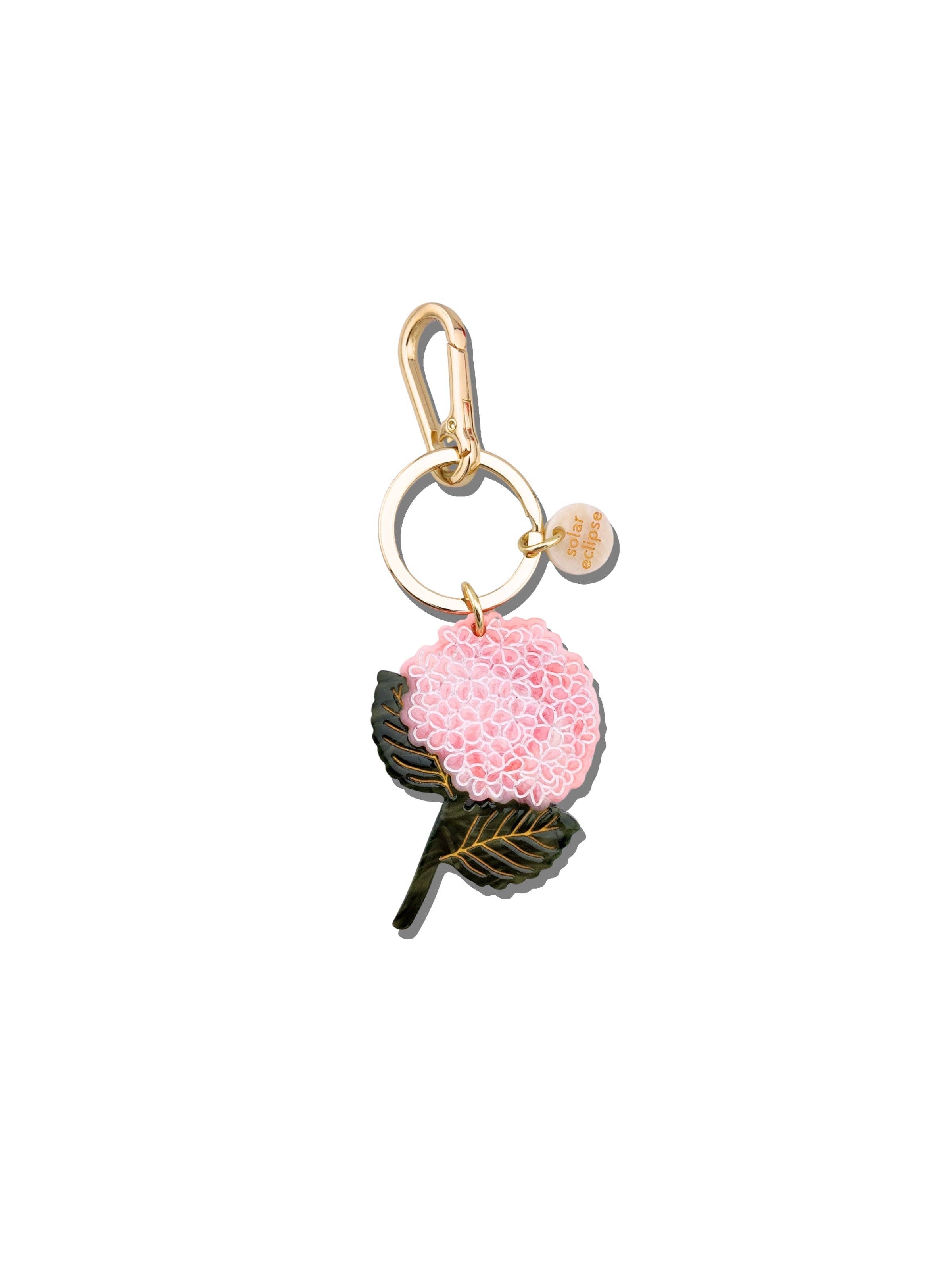 Hydrangea Keychain