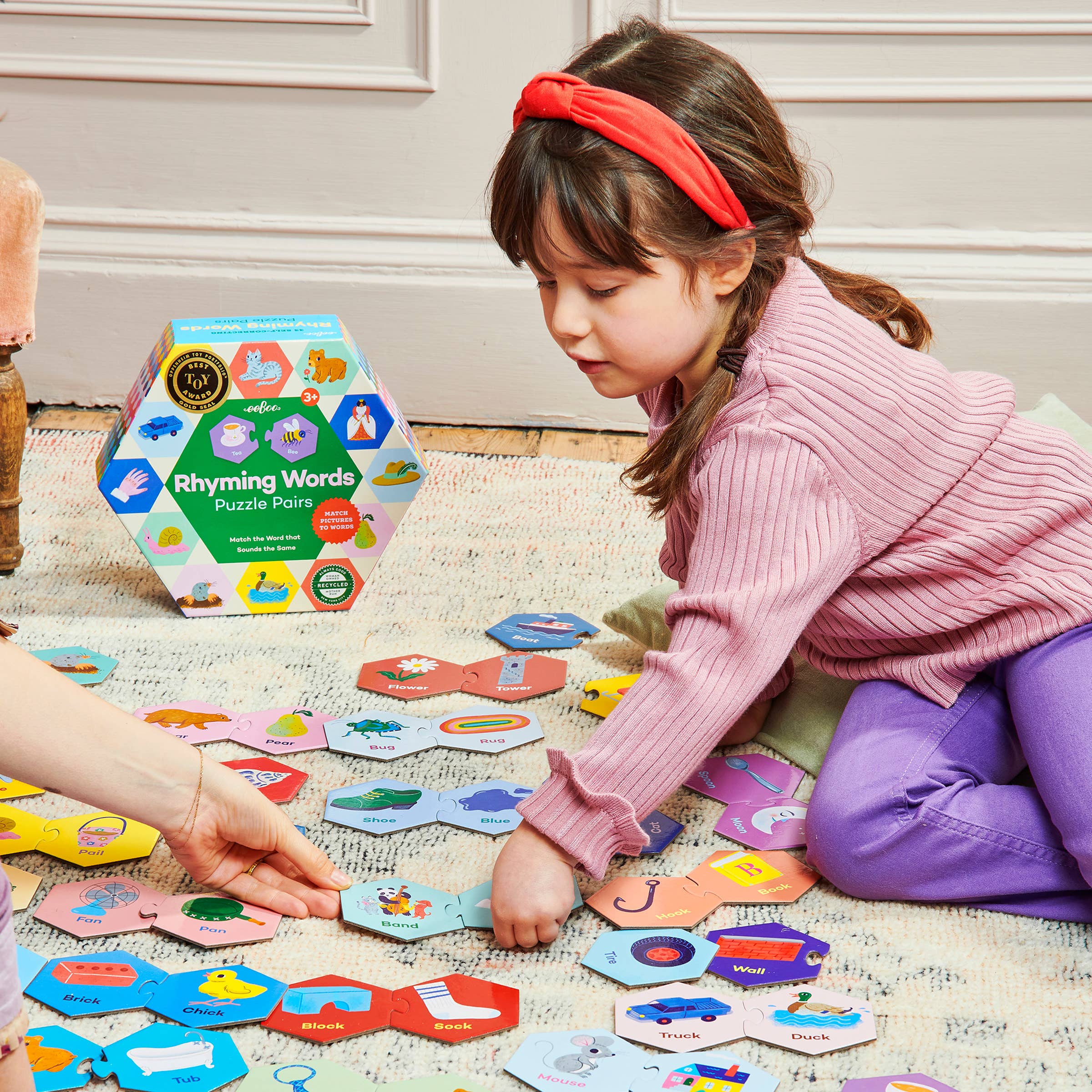Rhyming Words Puzzle Pairs