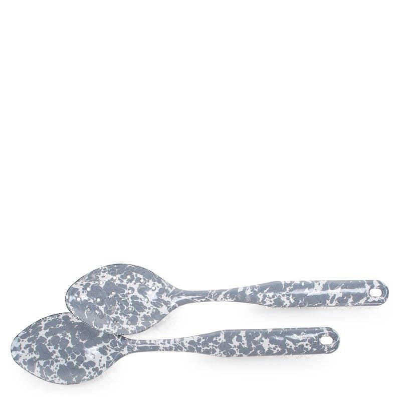 Enamelware Swirl Spoon Set