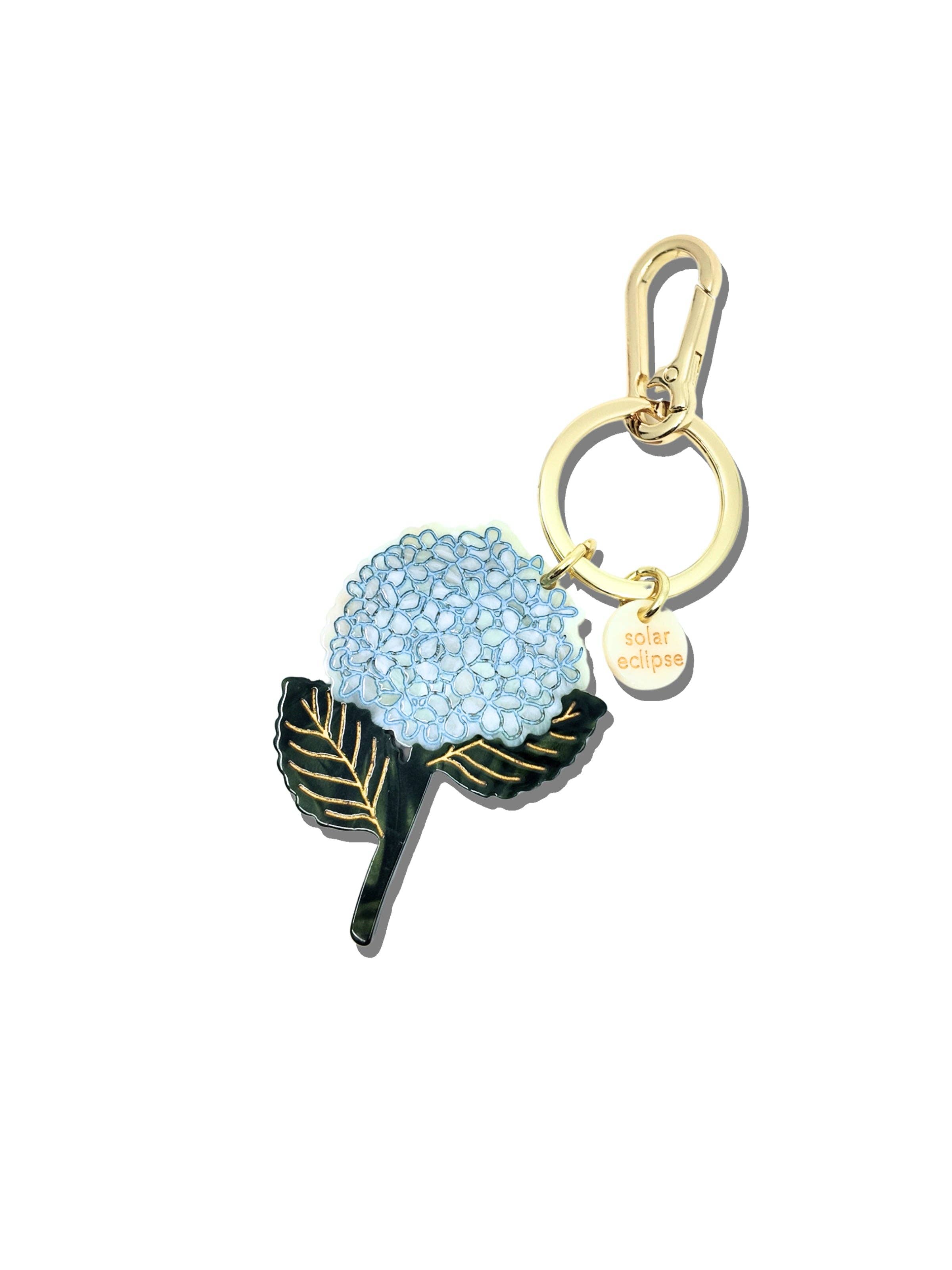 Hydrangea Keychain