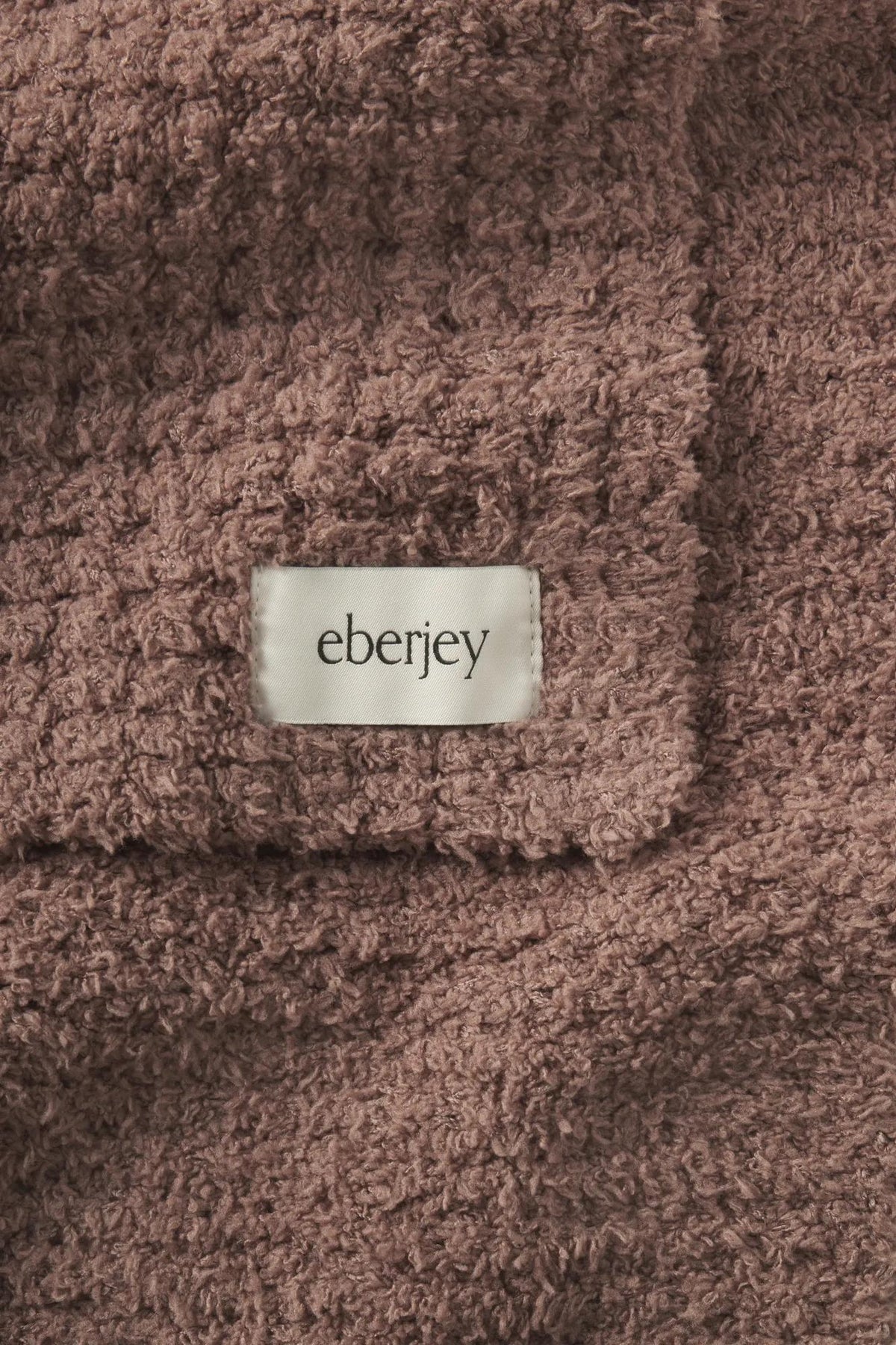 Boucle Waffle Blanket Deep Taupe