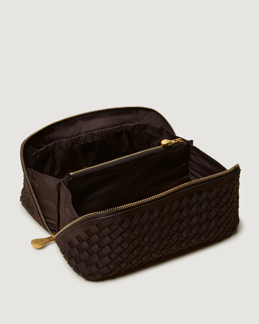 Caravan Medium Cosmetic Case - Chocolate