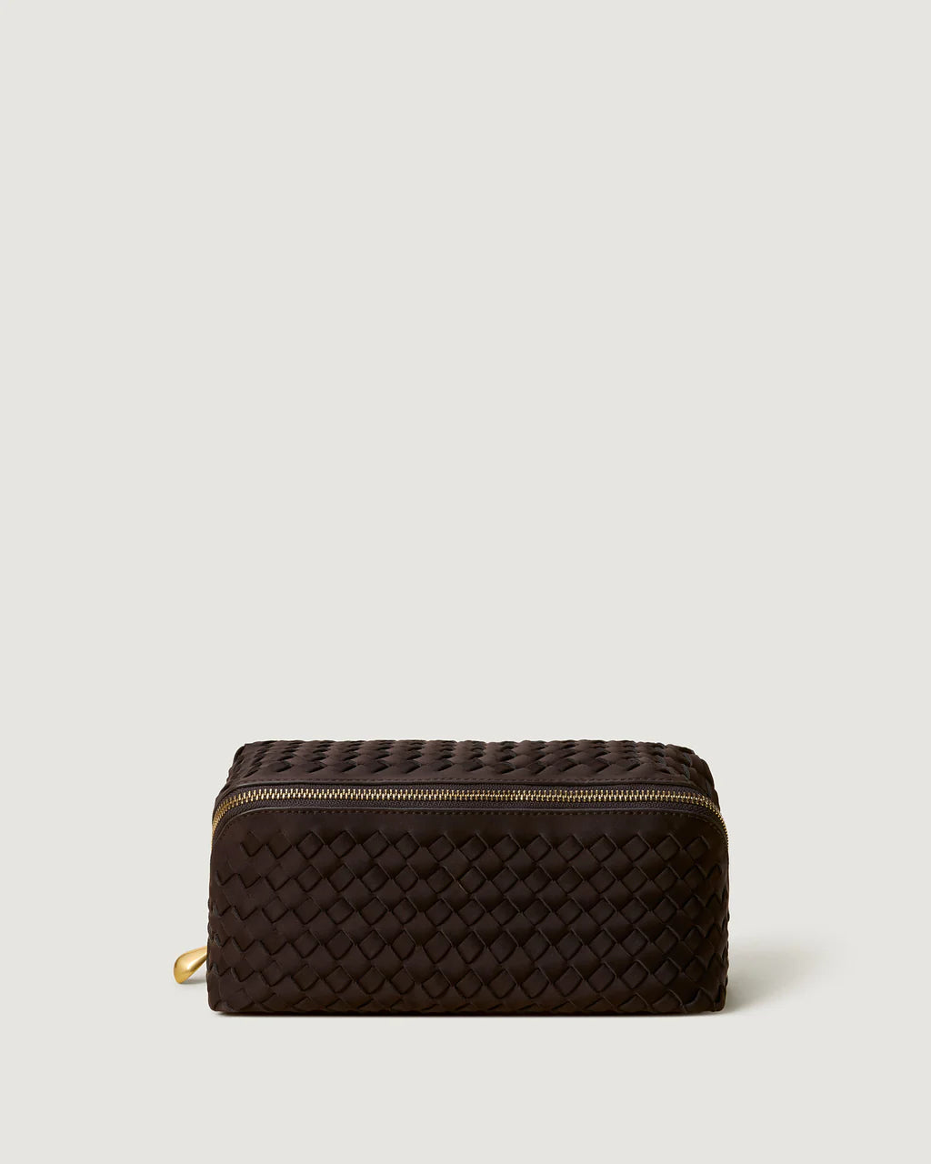 Caravan Medium Cosmetic Case - Chocolate