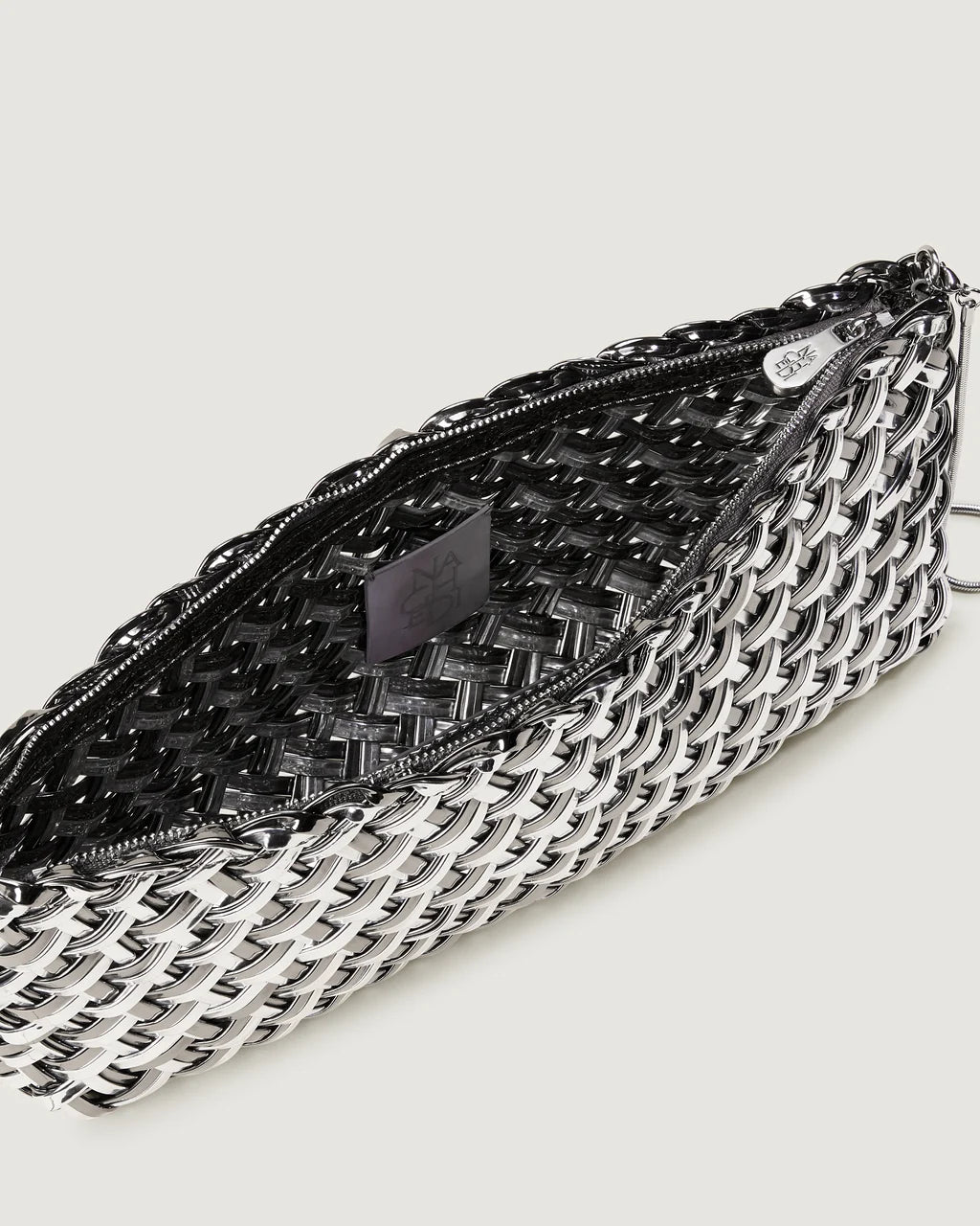 Gala Metallic Clutch - Pewter