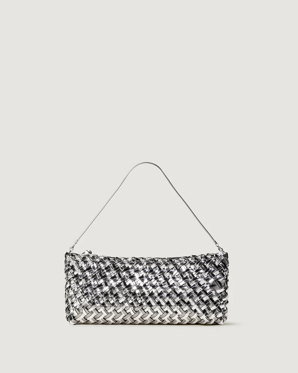 Gala Metallic Clutch - Pewter