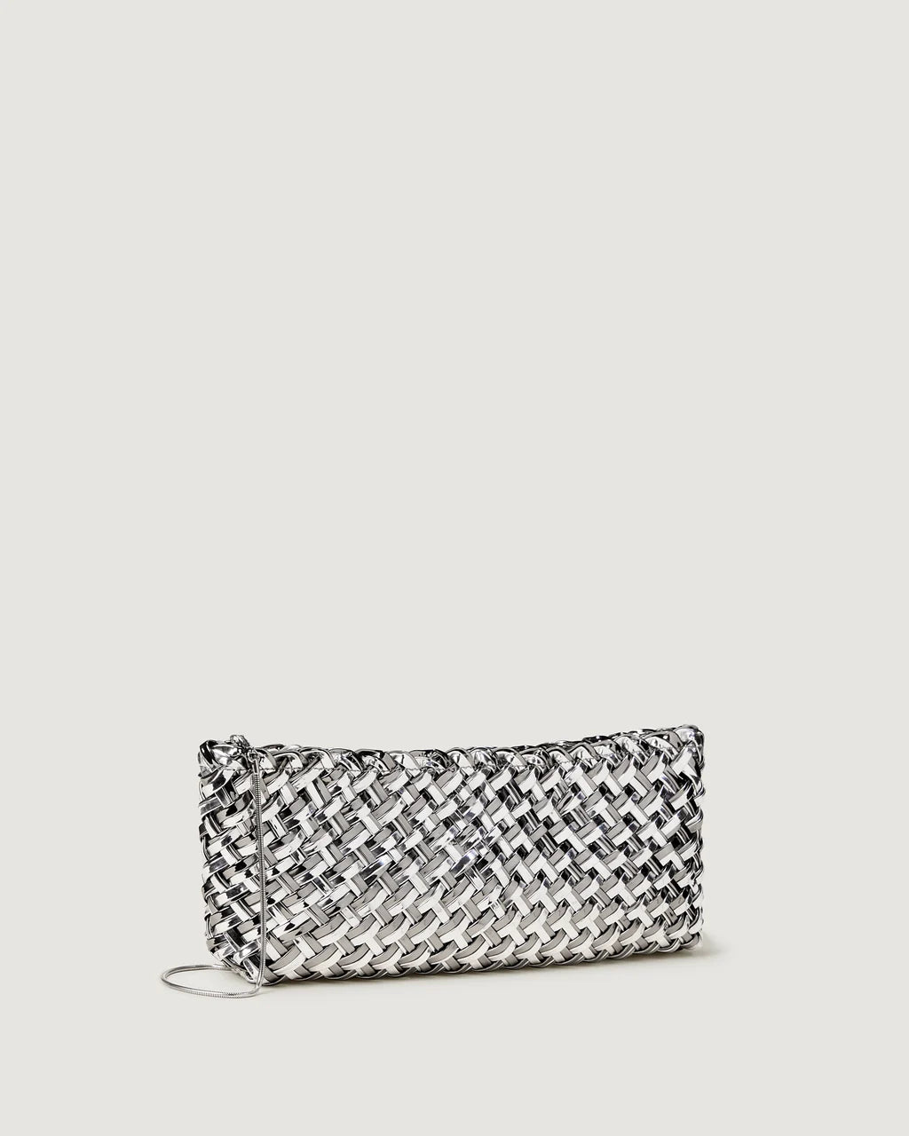 Gala Metallic Clutch - Pewter