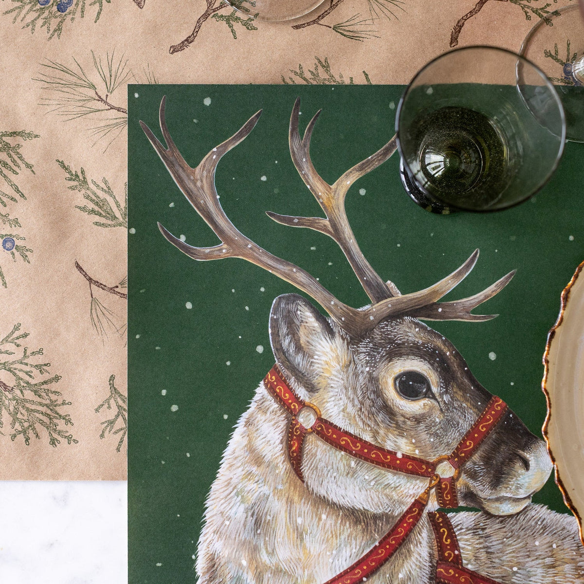 Holiday Reindeer Placemats