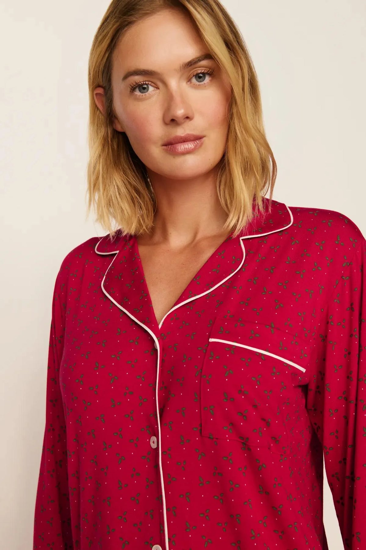 Gisele Long Pajama Set Hollyberry