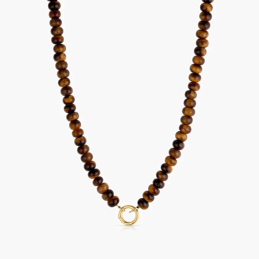 Paloma Tigers Eye Charm Necklace