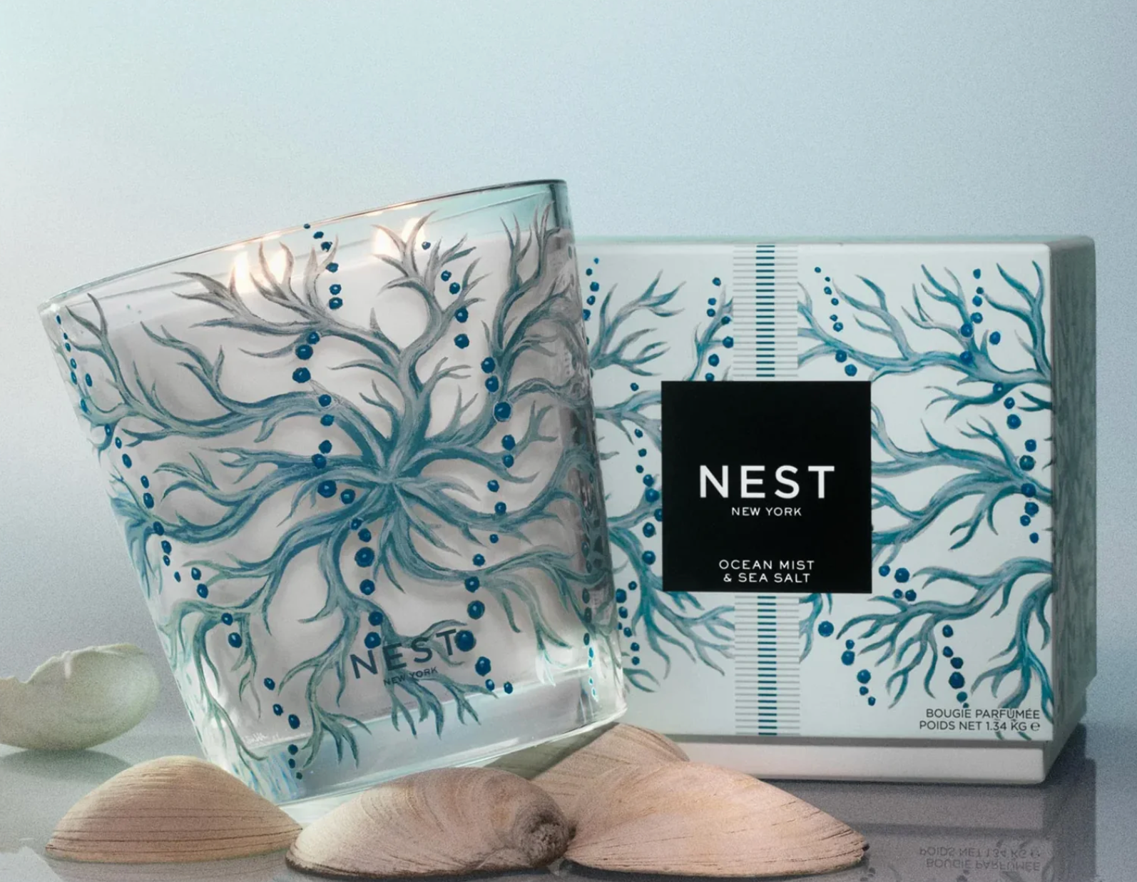 Ocean Mist Decorative Luxury Candle