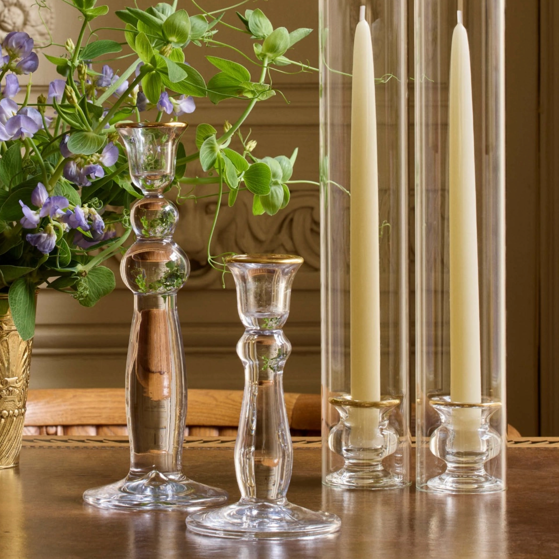 Sancia Taper Candleholder, Set of 2