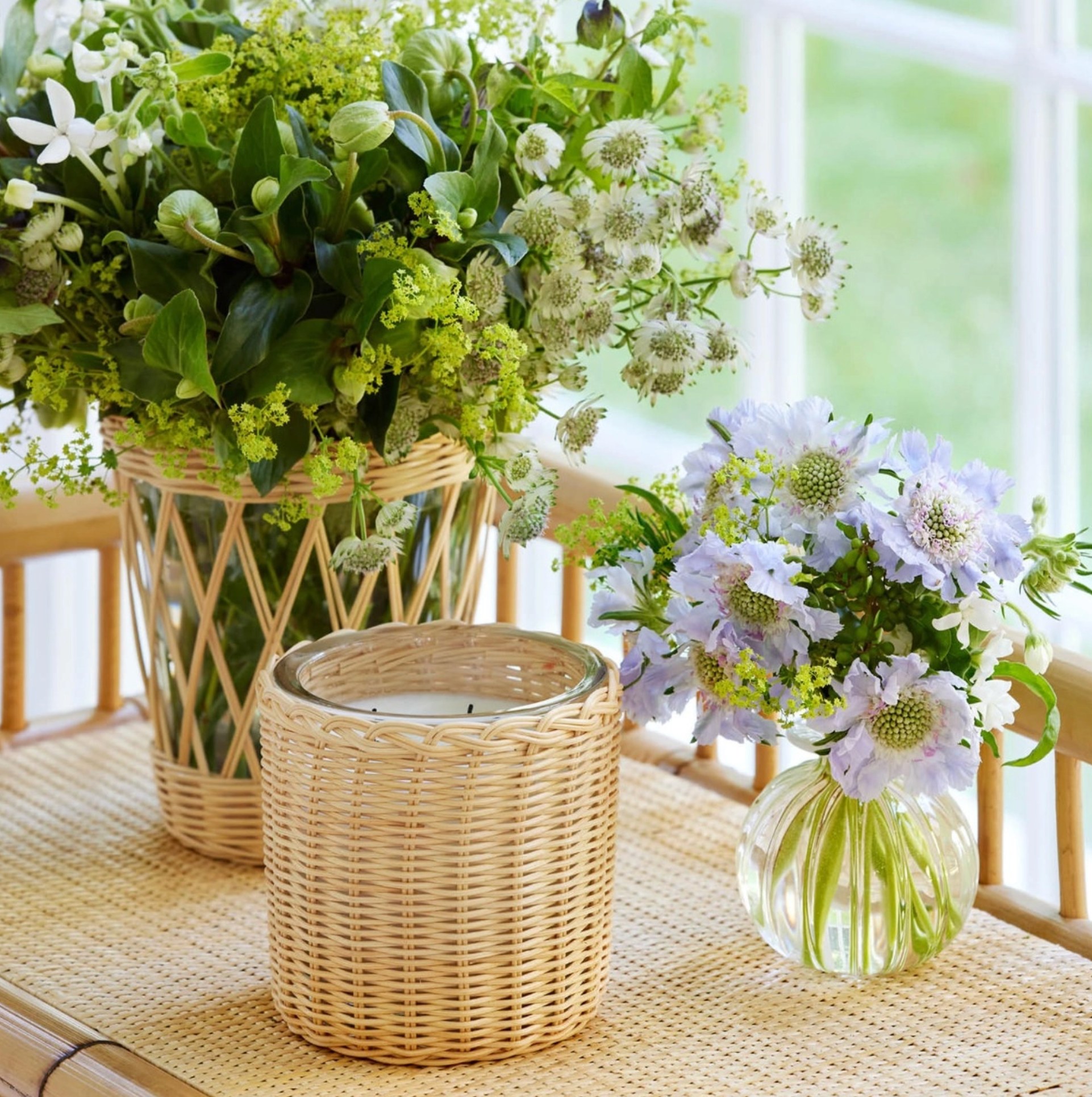 Tulia Wicker Candle