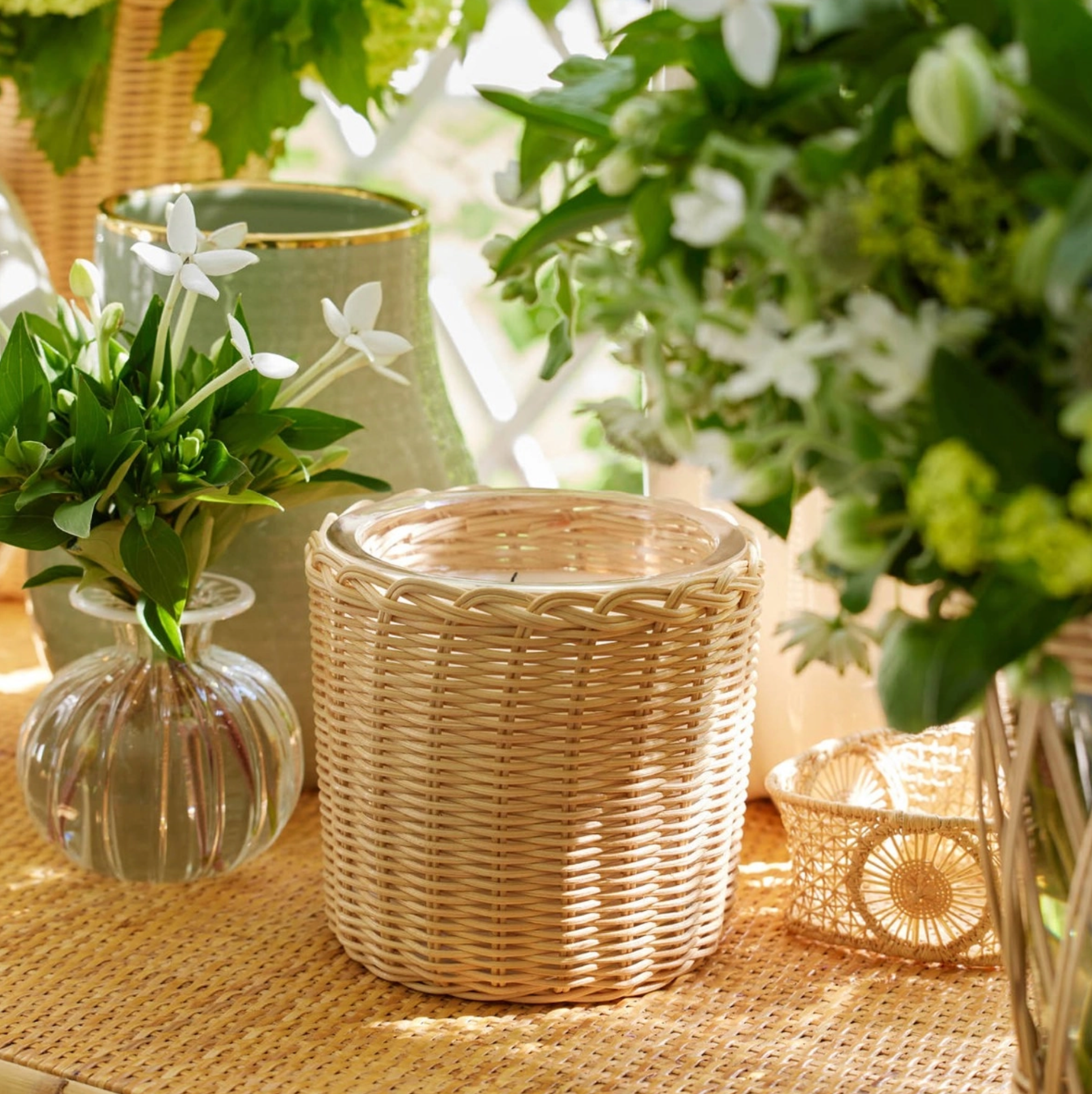 Tulia Wicker Candle