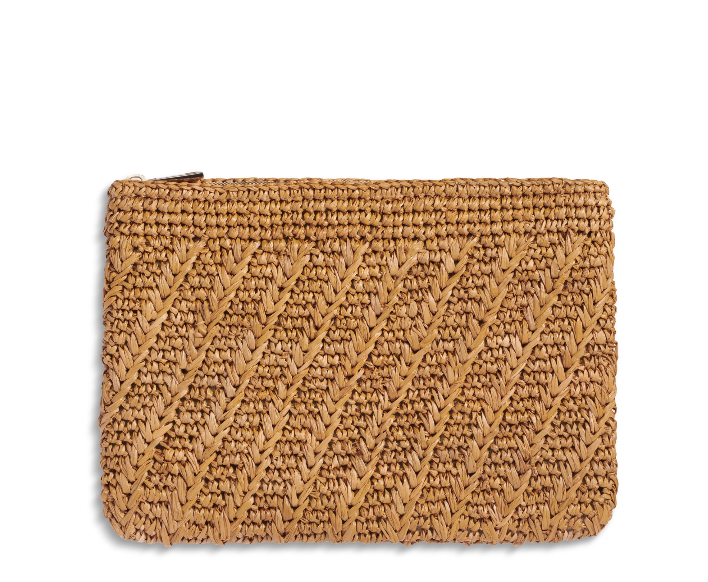 Allegra Raffia Pouch