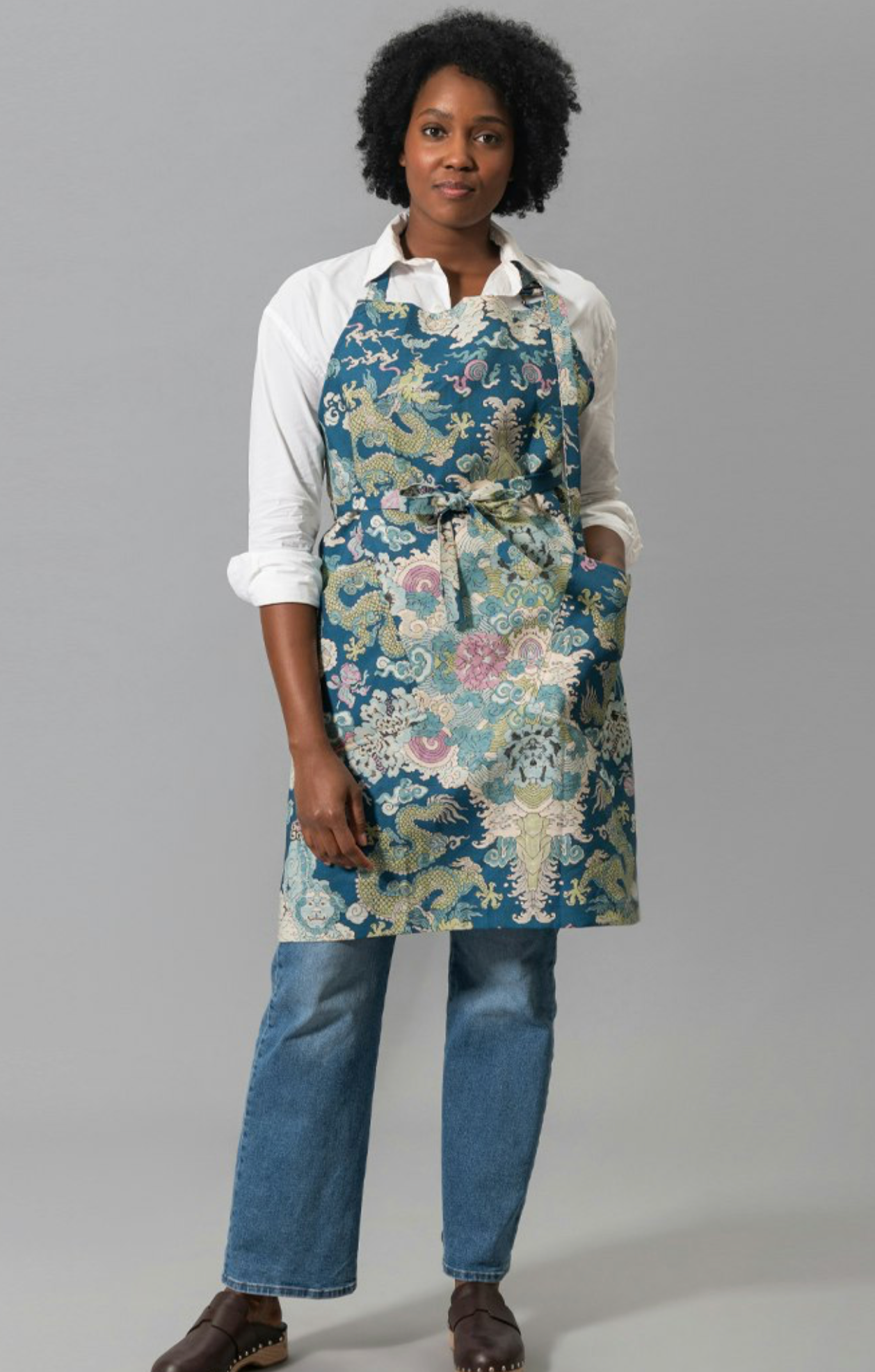 Linen Apron Magic Mountain Aquarius