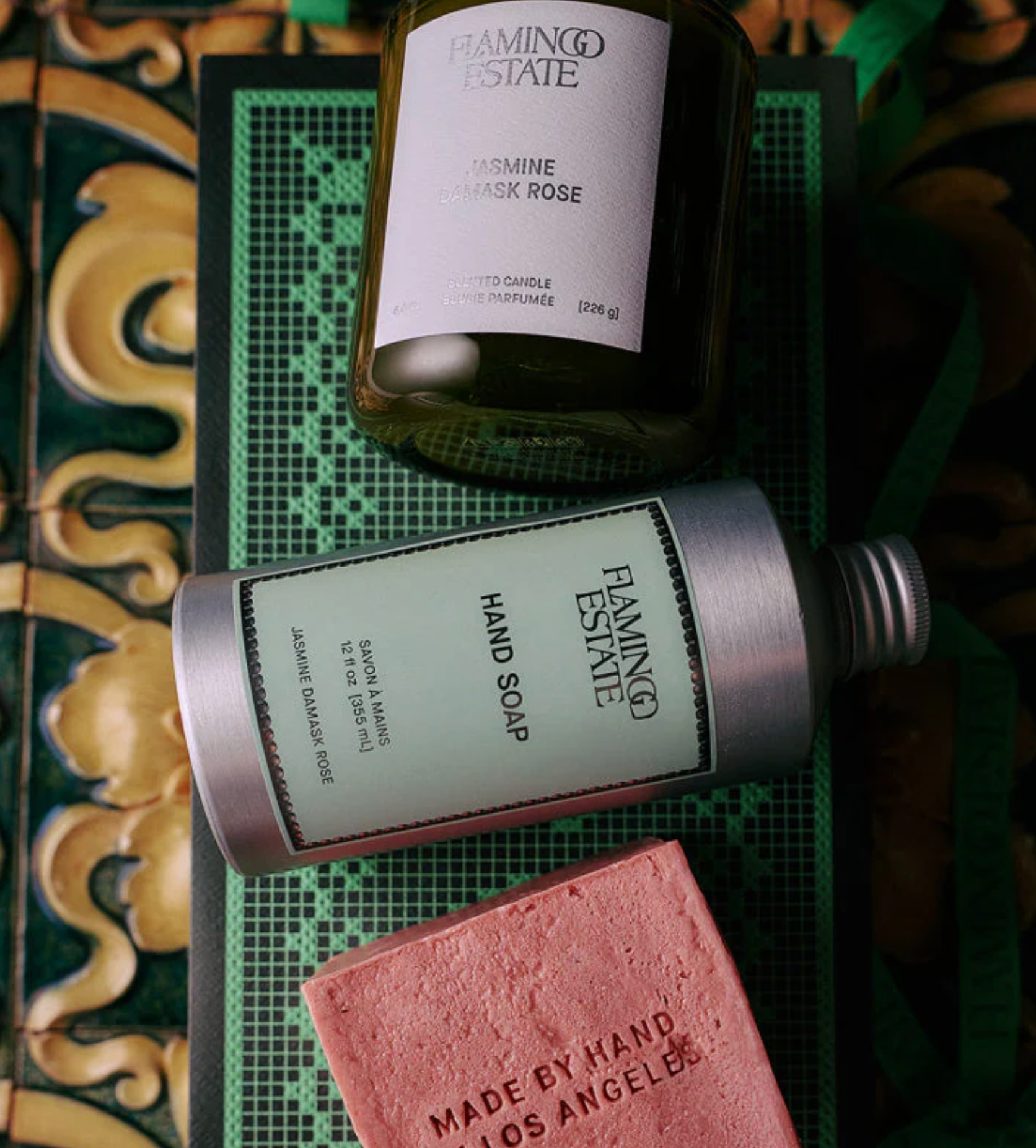Jasmine Damask Rose Trio