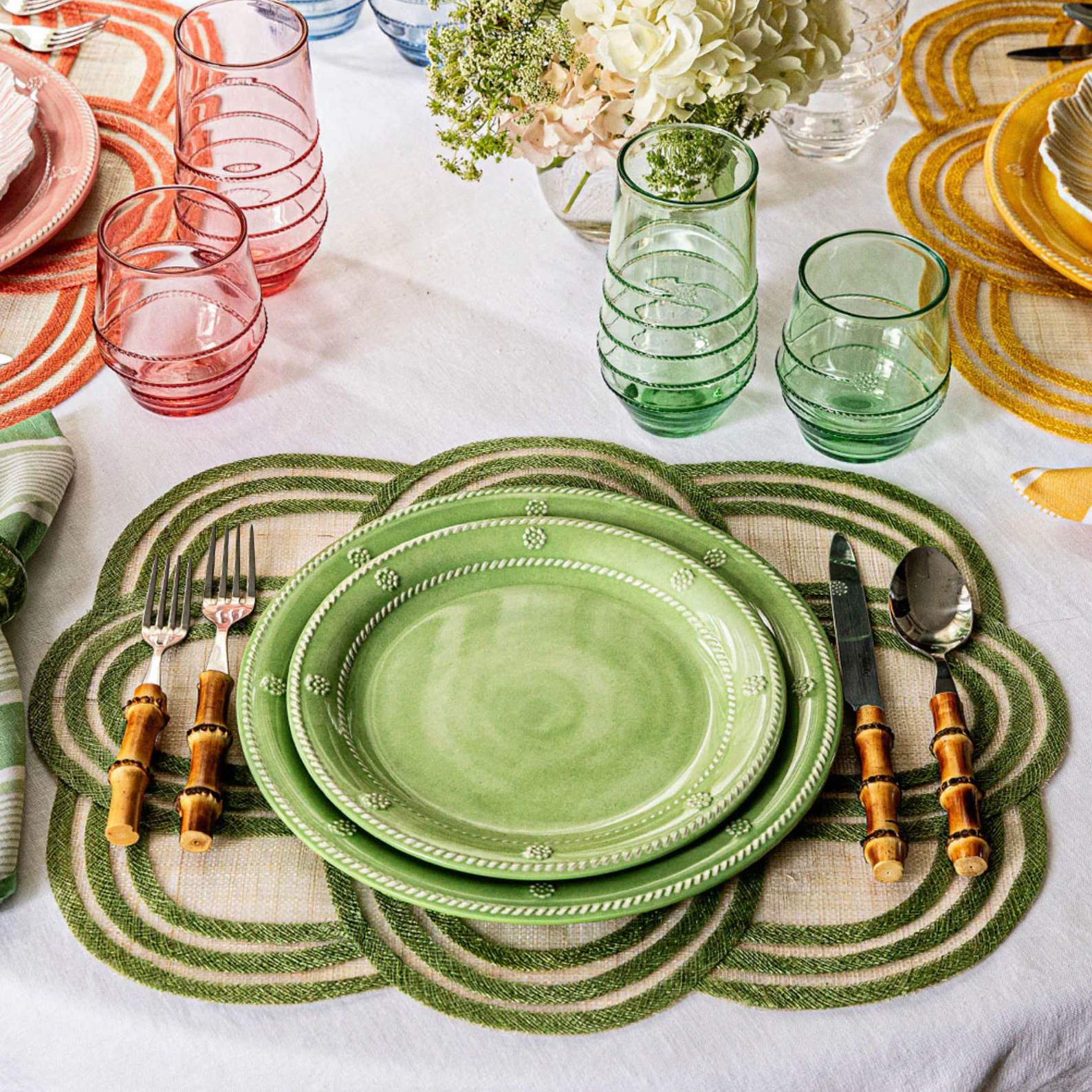 Berry & Thread Melamine Dinner Plate, S/4