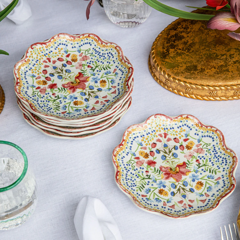 Sofia Cocktail Plate, S/4