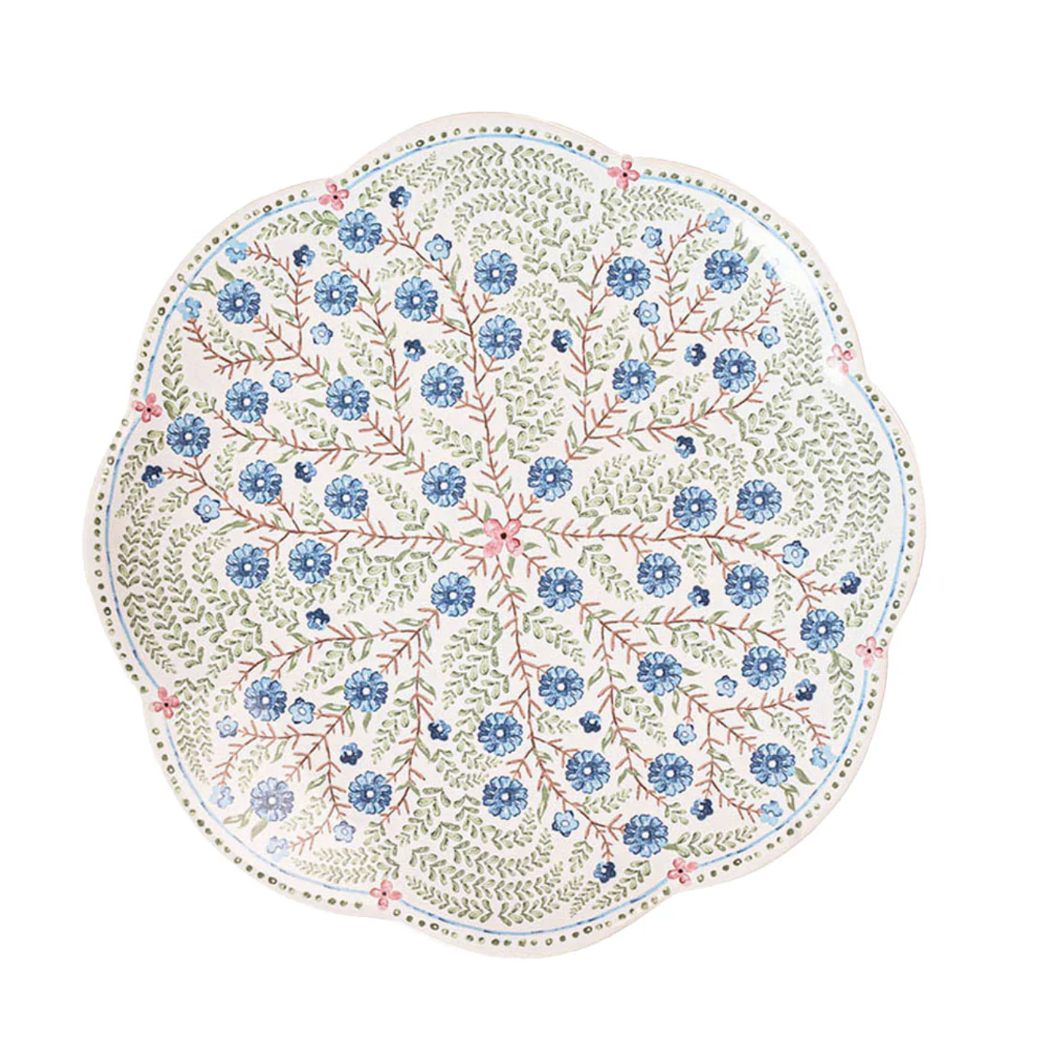 Villa Seville Scalloped Dessert/Salad Plate