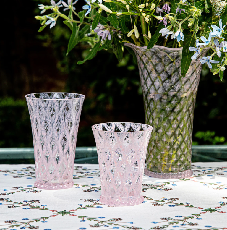 Trellis Large Blush Tumbler