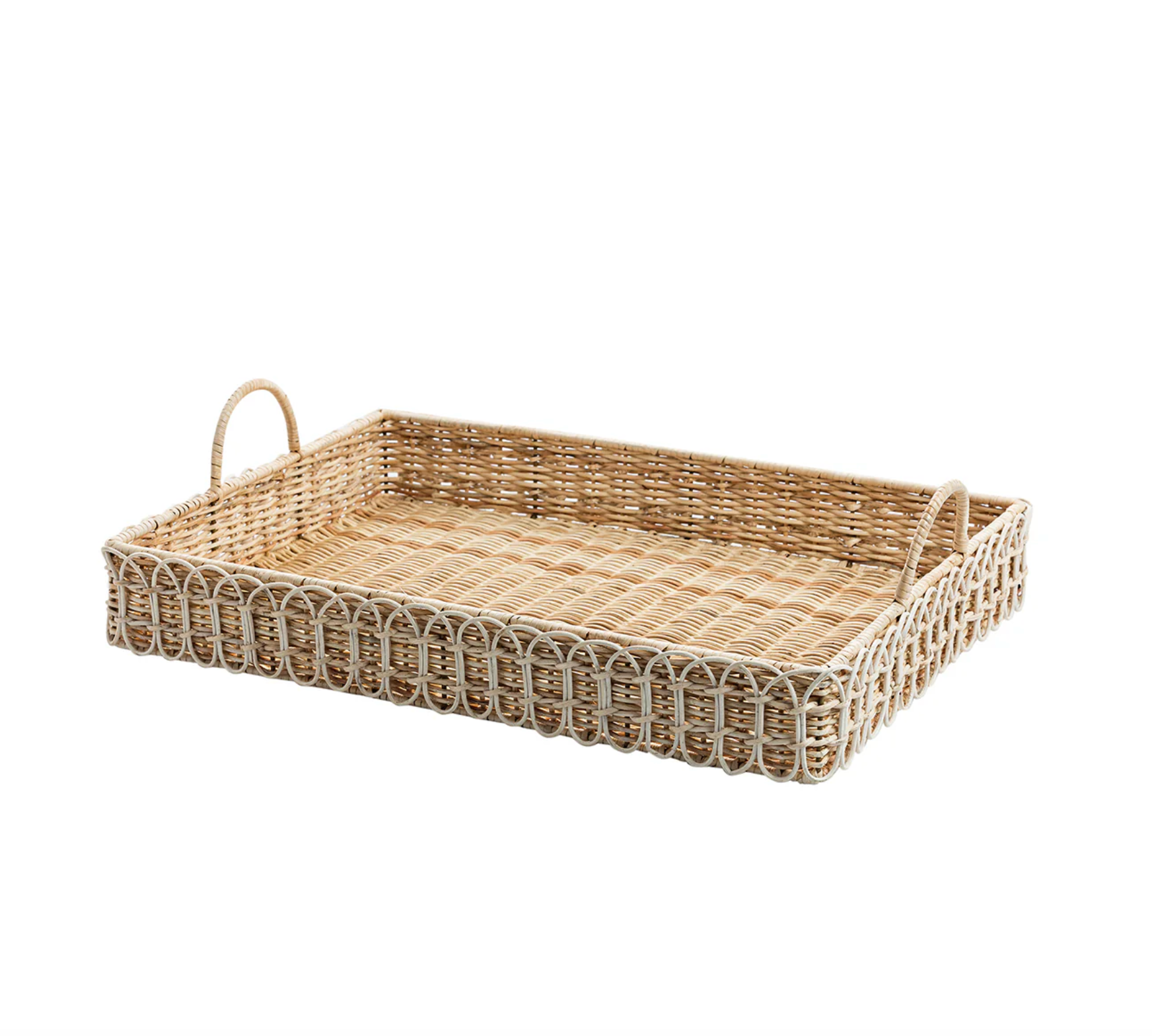 Provence Rattan Rectangular Tray