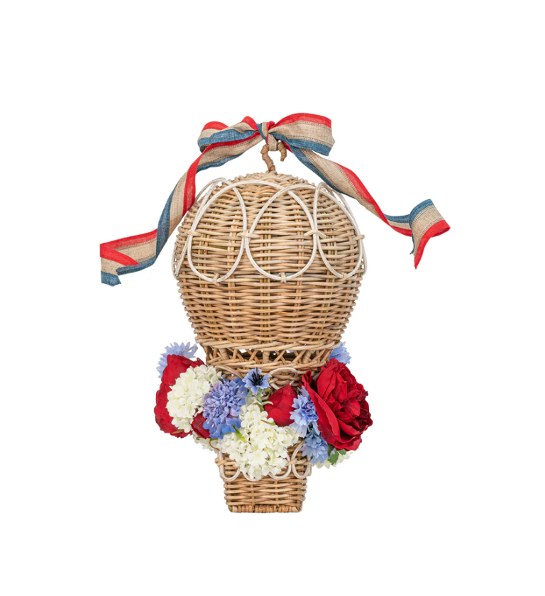 Provence Rattan 14" Hot Air Balloon
