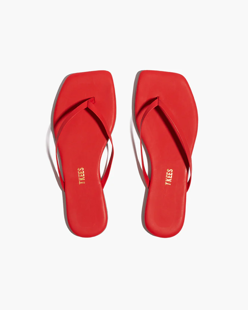 Square Toe Lily Red