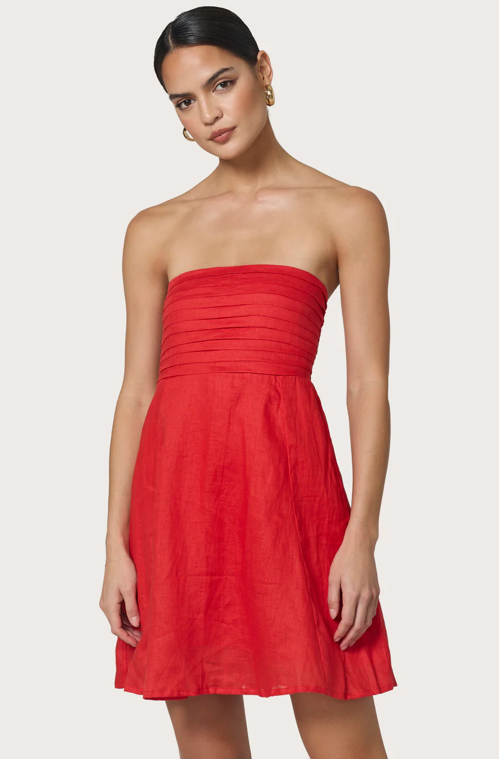 Talia Linen Mini Dress