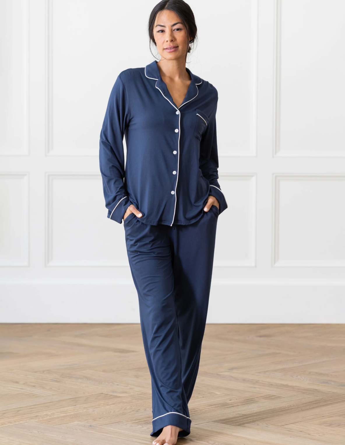 Long Sleeve Knit Pajama Set