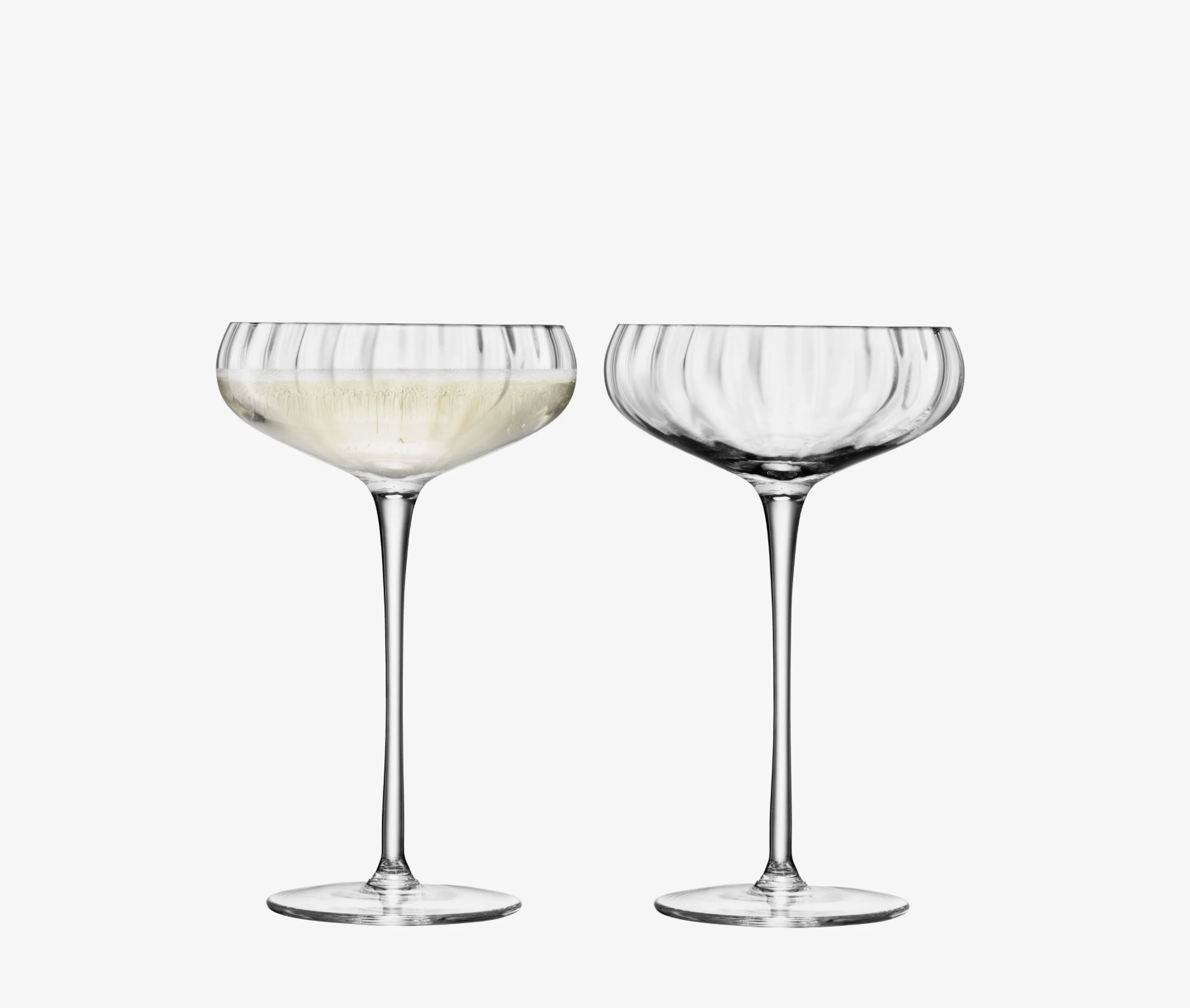 Aurelia Champagne Saucer S/2