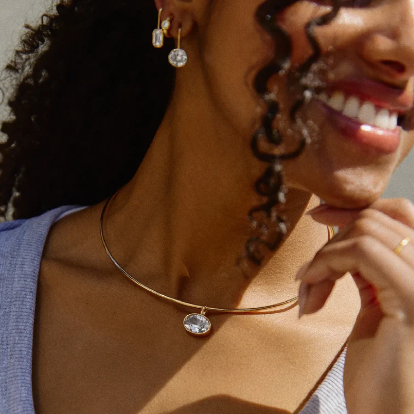 Lexi Crystal Collar Necklace