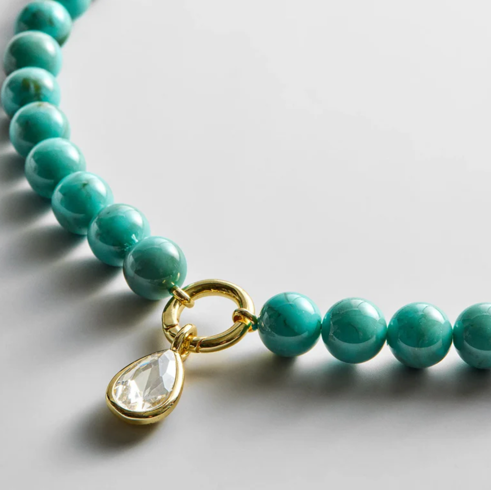 Janette Beaded Ring Necklace