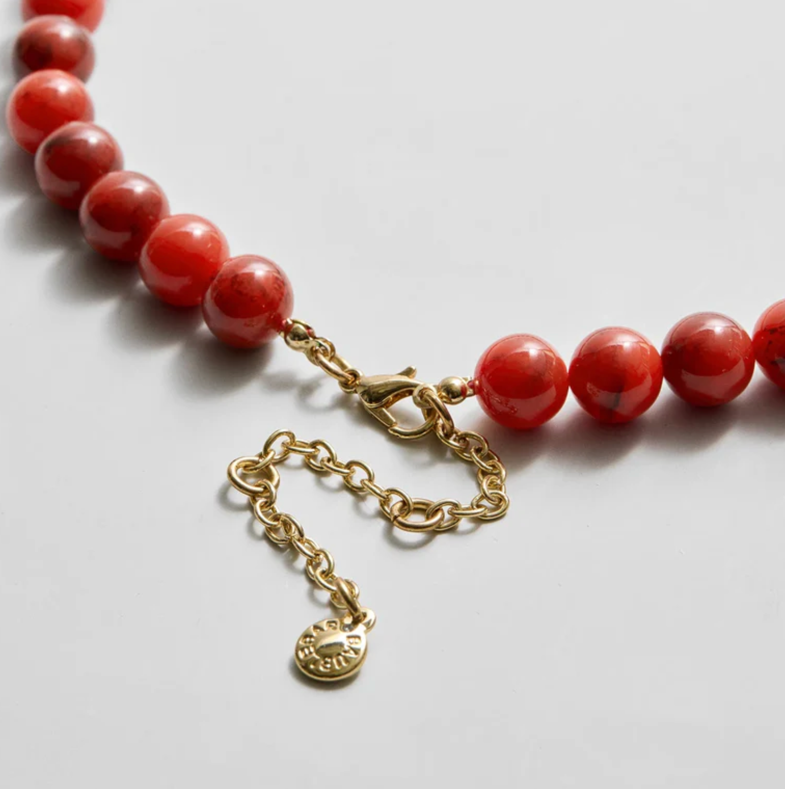 Janette Beaded Necklace Carnelian