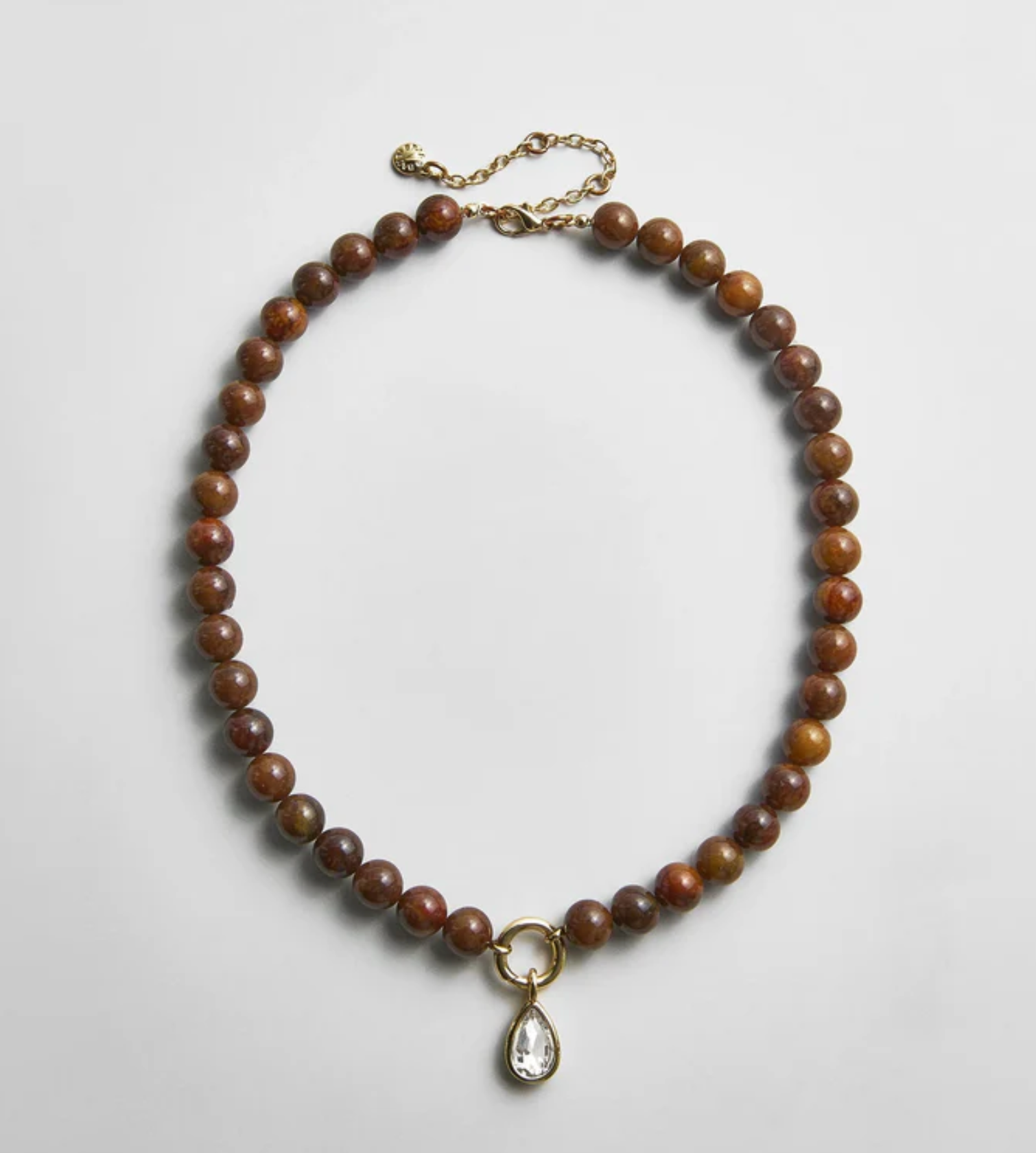 Janette Beaded Necklace Tigers Eye