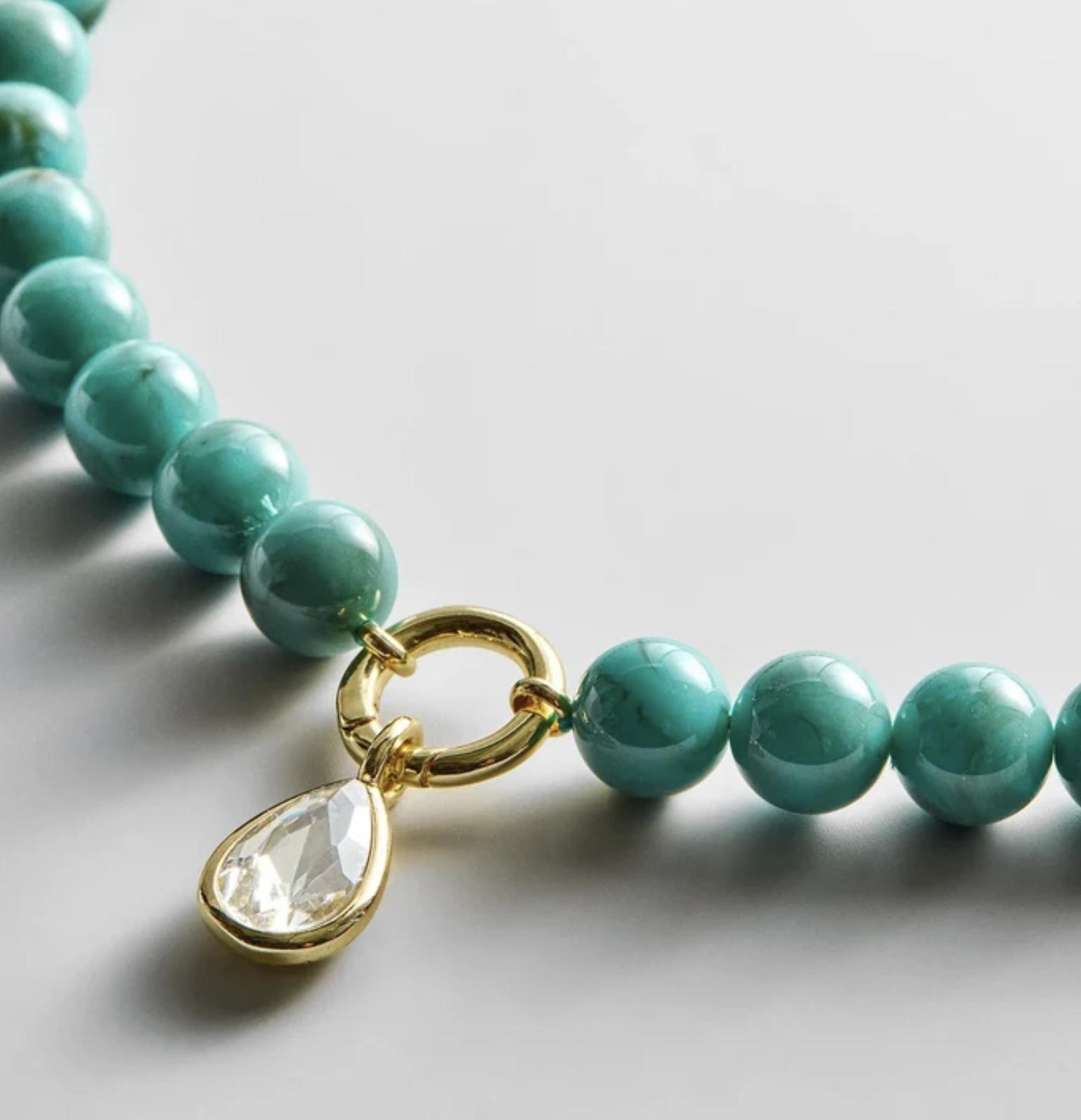 Janette Beaded Necklace Turquoise
