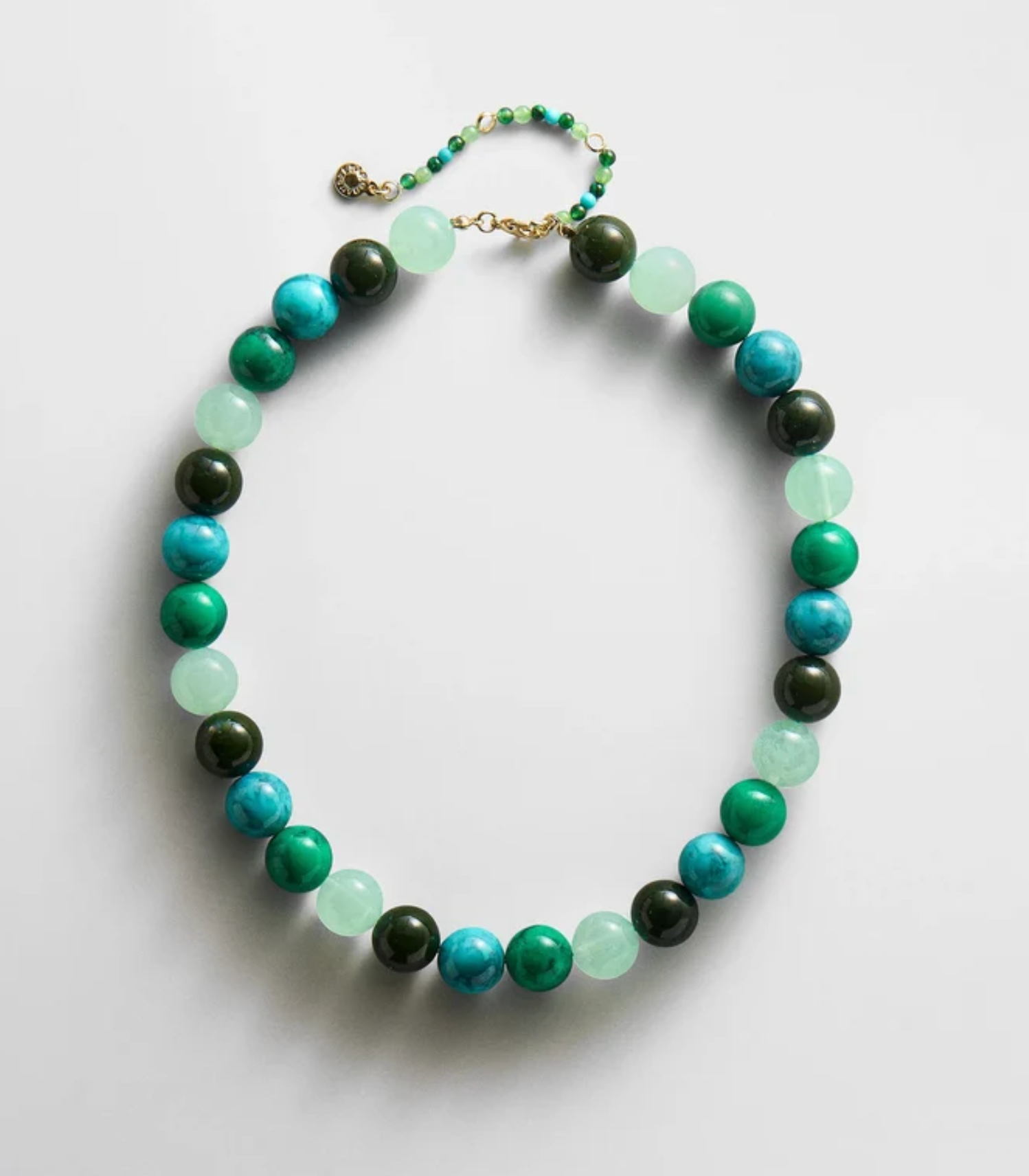 Mini Jane Beaded Necklace Blue Multi
