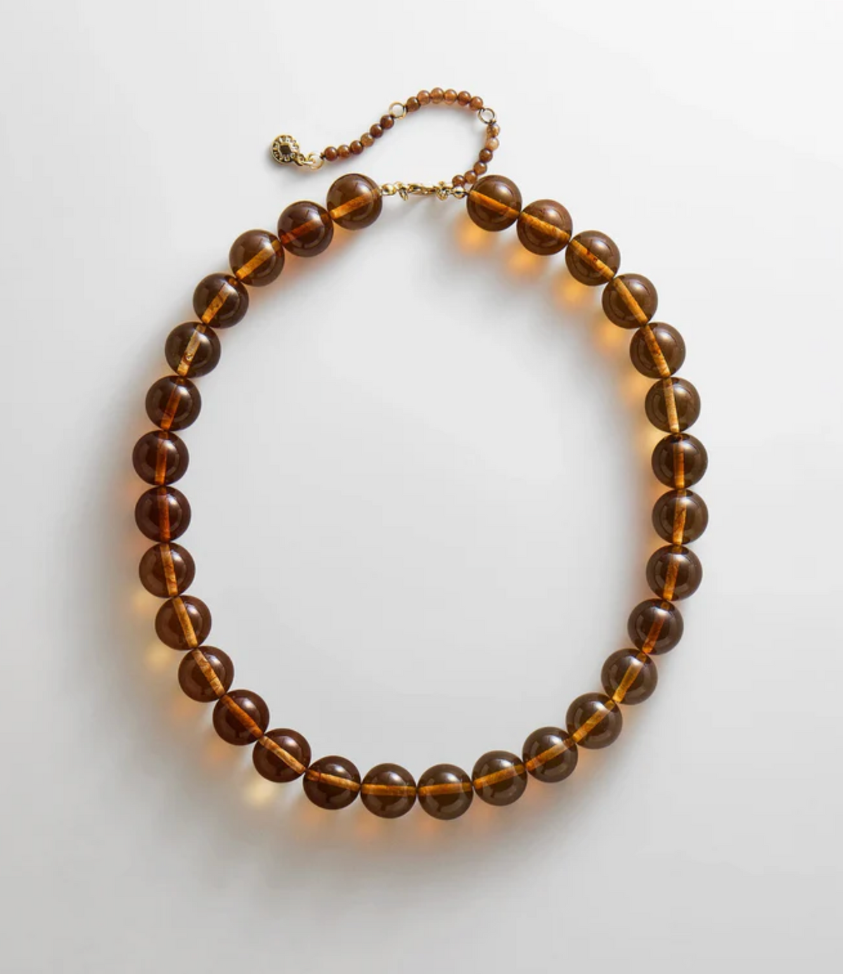 Mini Jane Beaded Necklace Tigers Eye