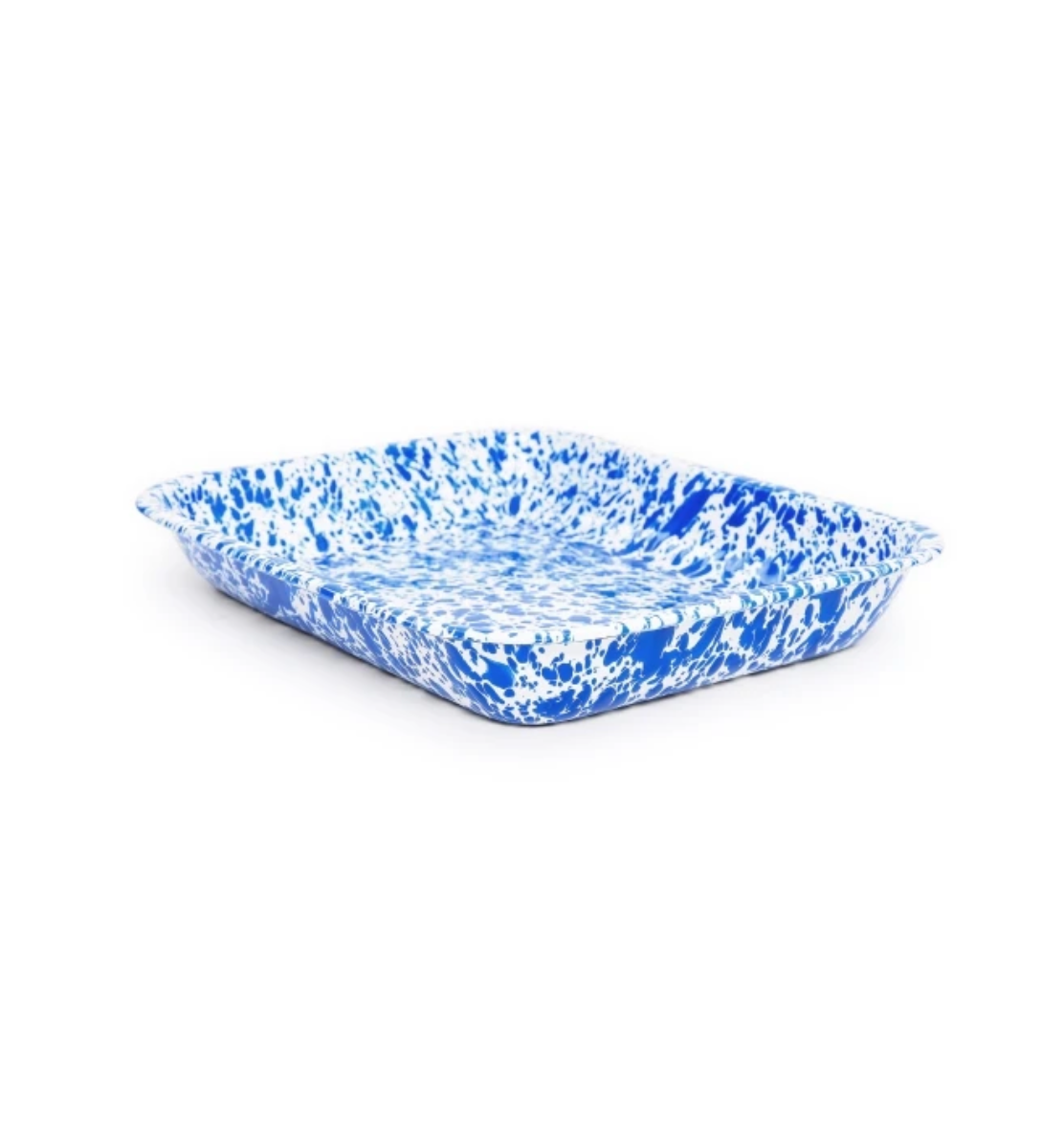 Splatter Enamelware Large Open Roaster