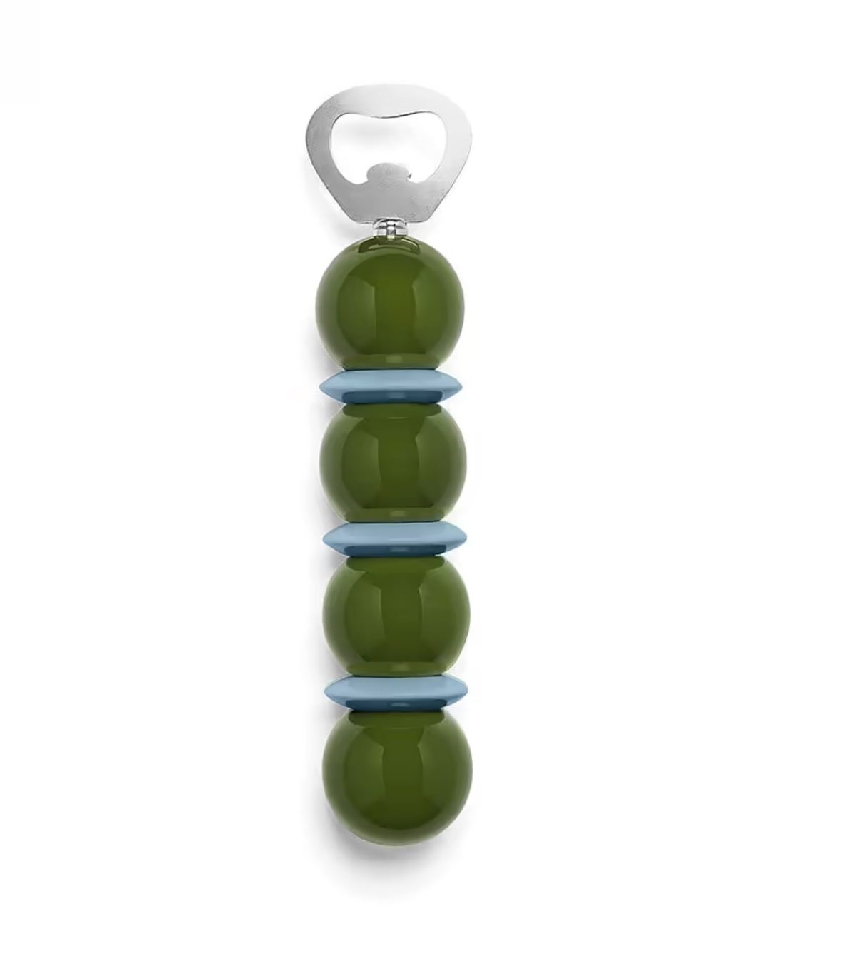 Bobbin Khaki & Pale Blue Bottle Opener