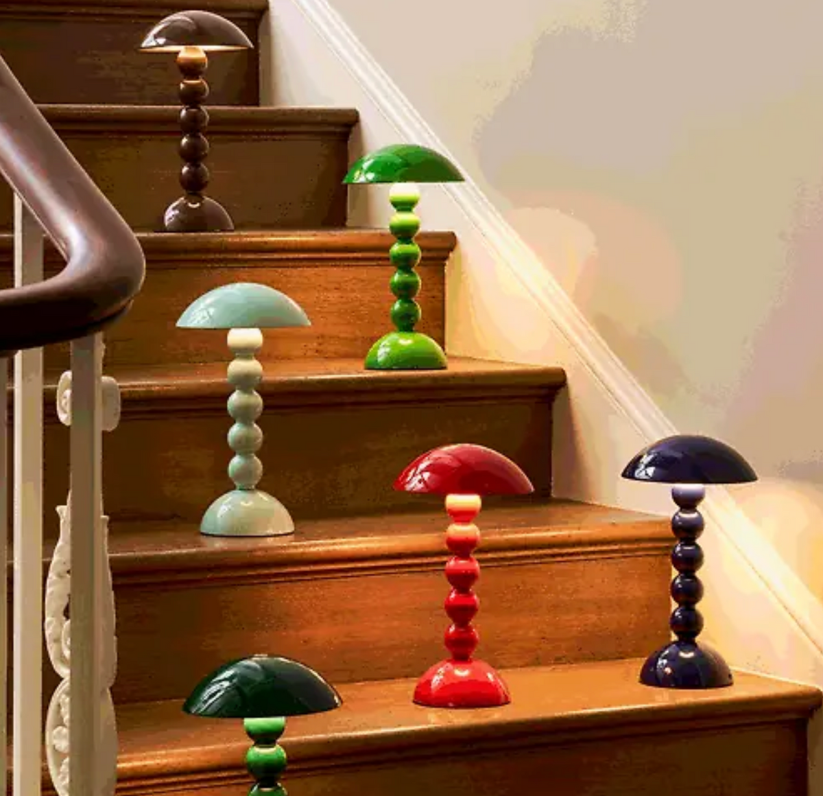 Bobbin Lacquer Lamp Chocolate