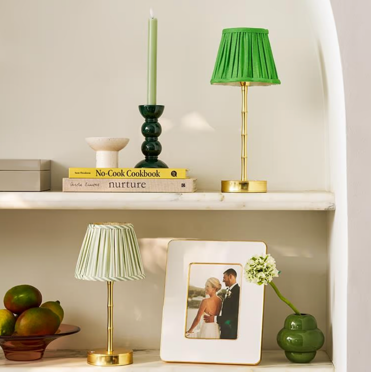 Bamboo Gold 12" Lamp Base
