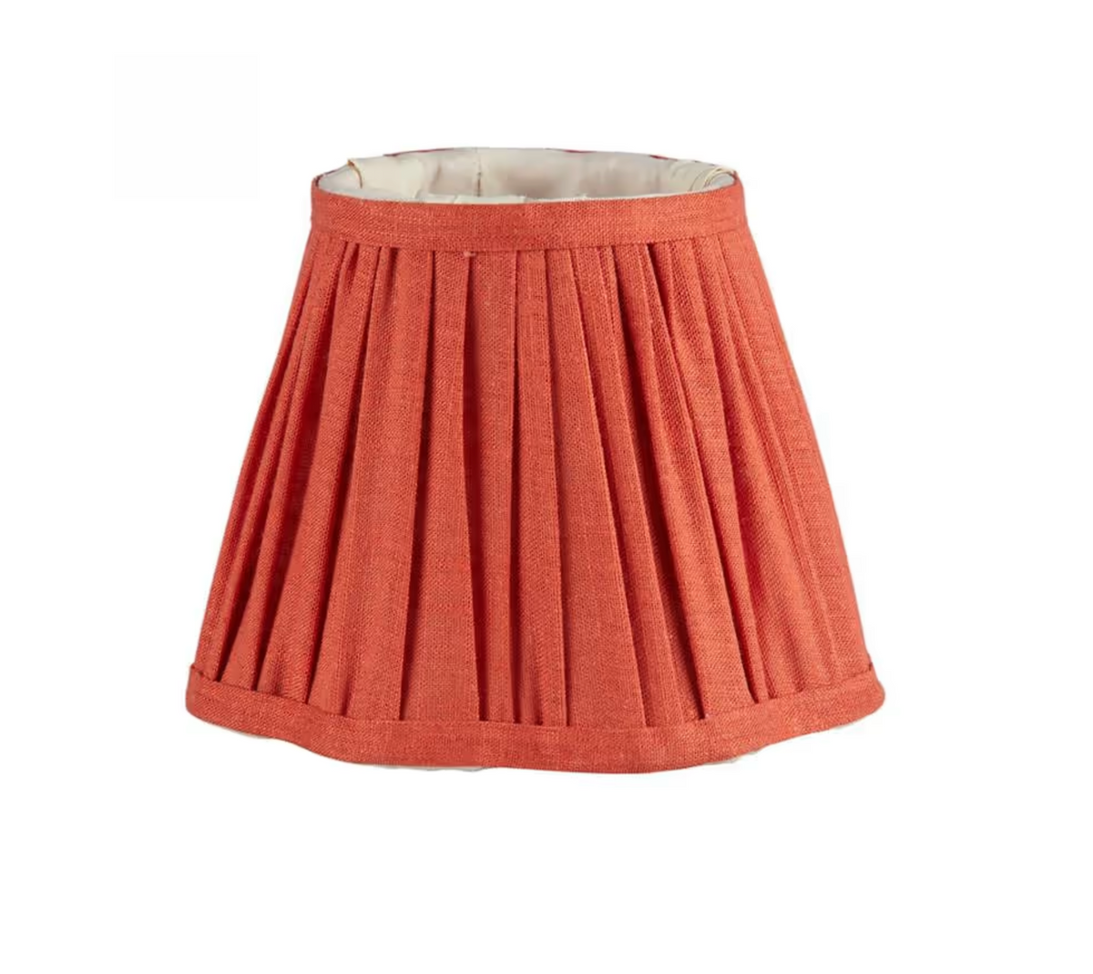 Scallop 6" Orange Lampshade
