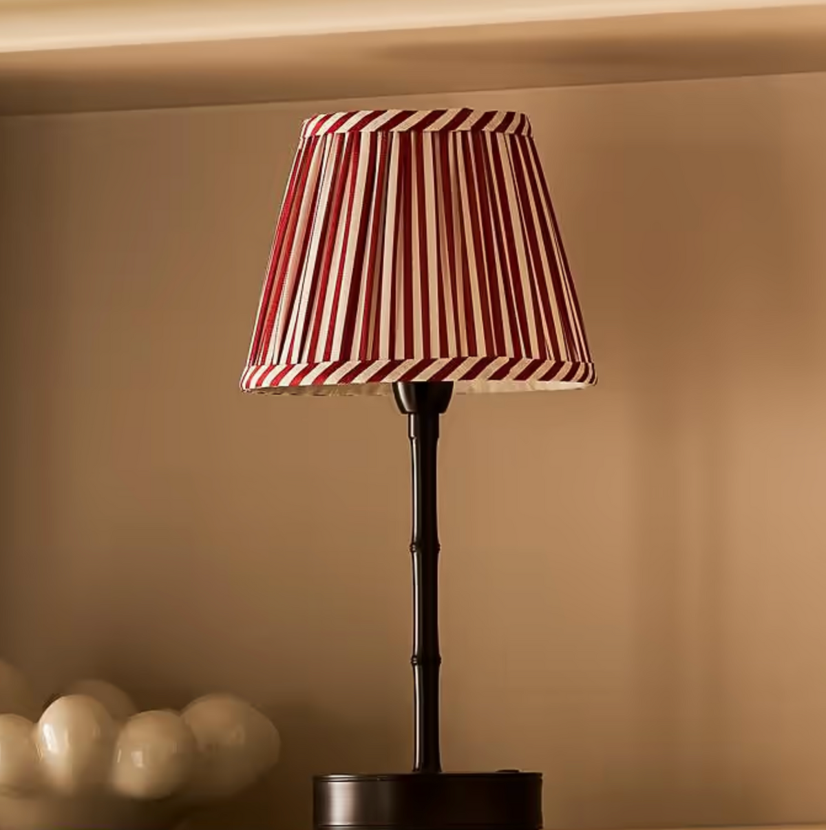 Red Striped 6" Lampshade
