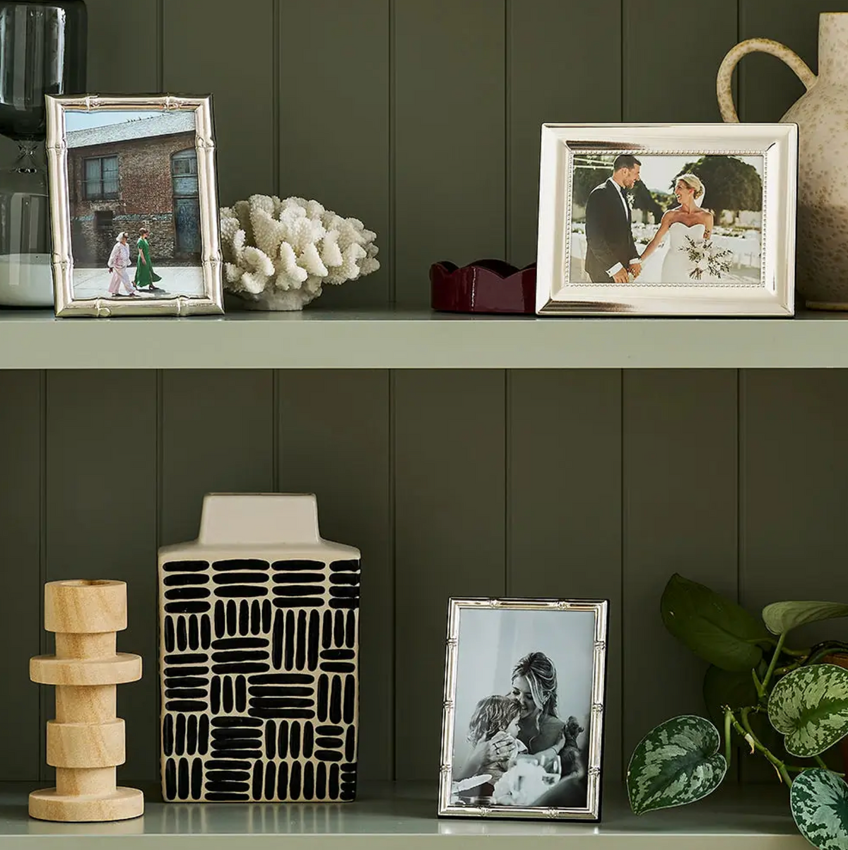 Bamboo 5x7 Silver Frame