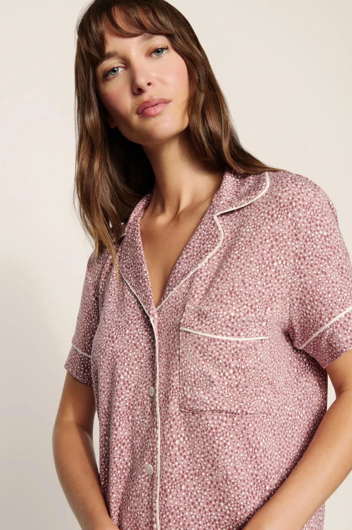 Gisele Relaxed Short Pajamas Animal Instinct